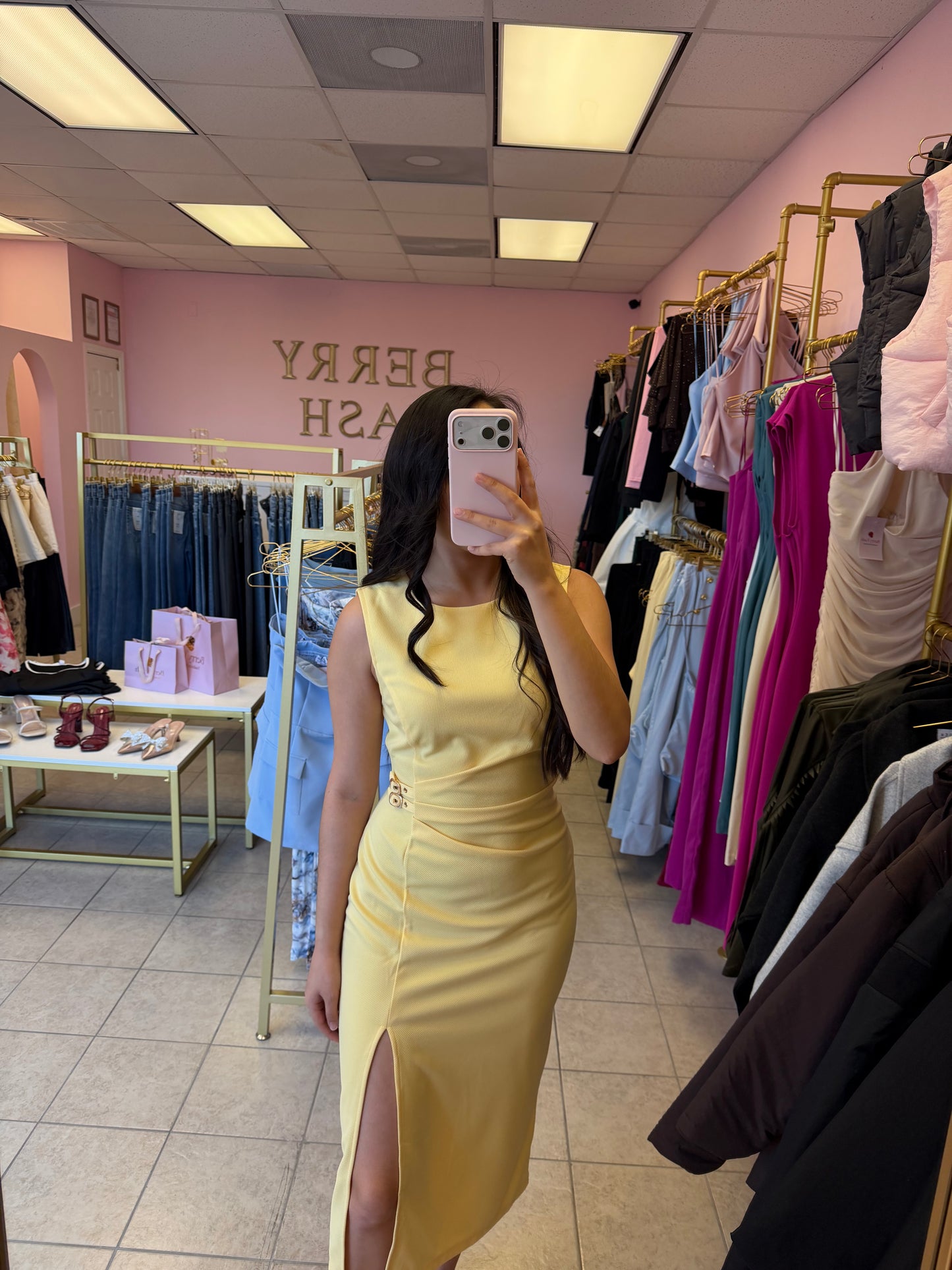 Savannah Yellow Dress