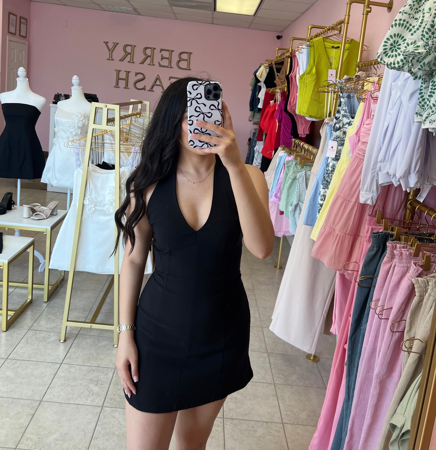 Madie Black Dress