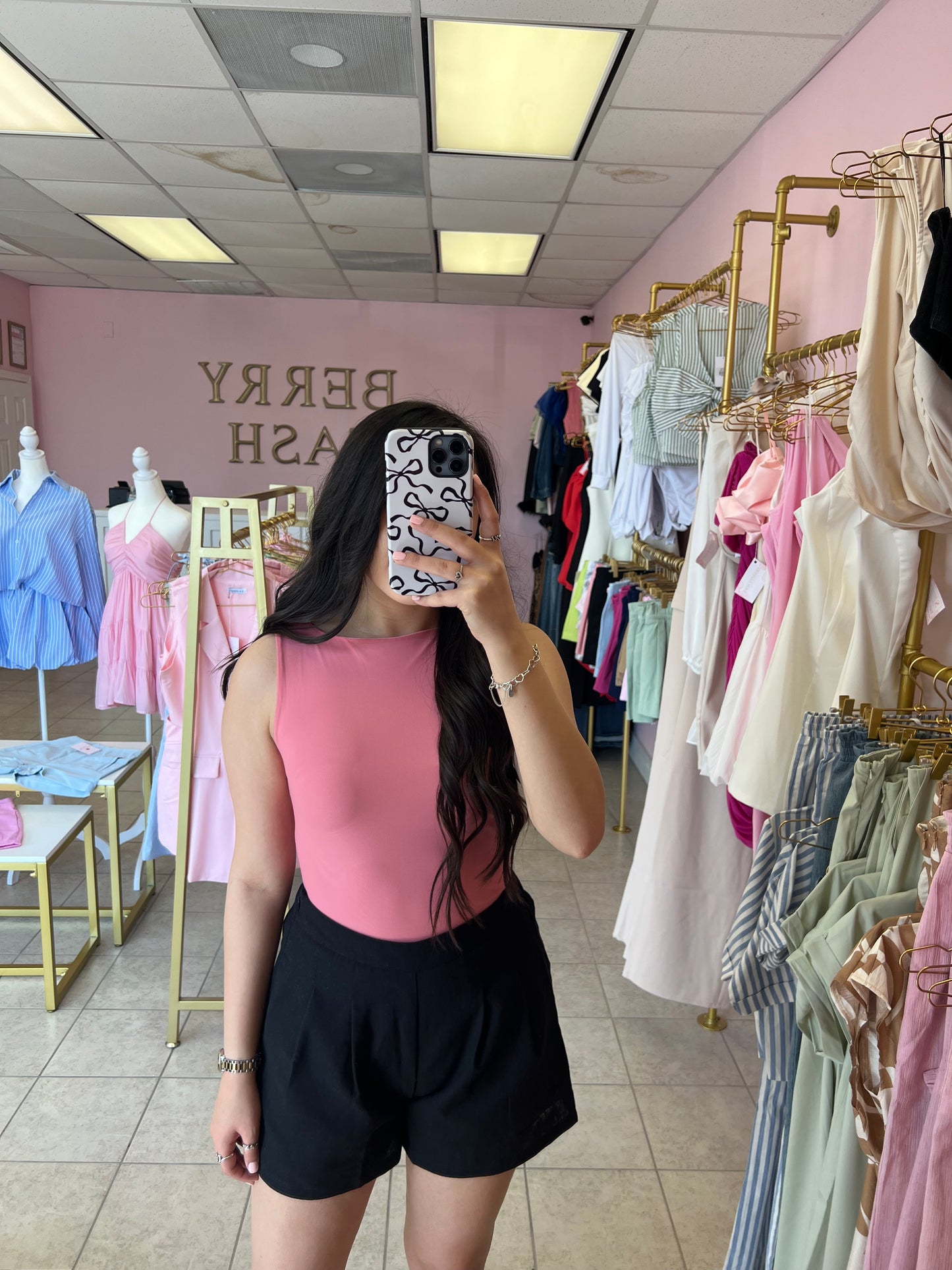 Dayana Pink Top