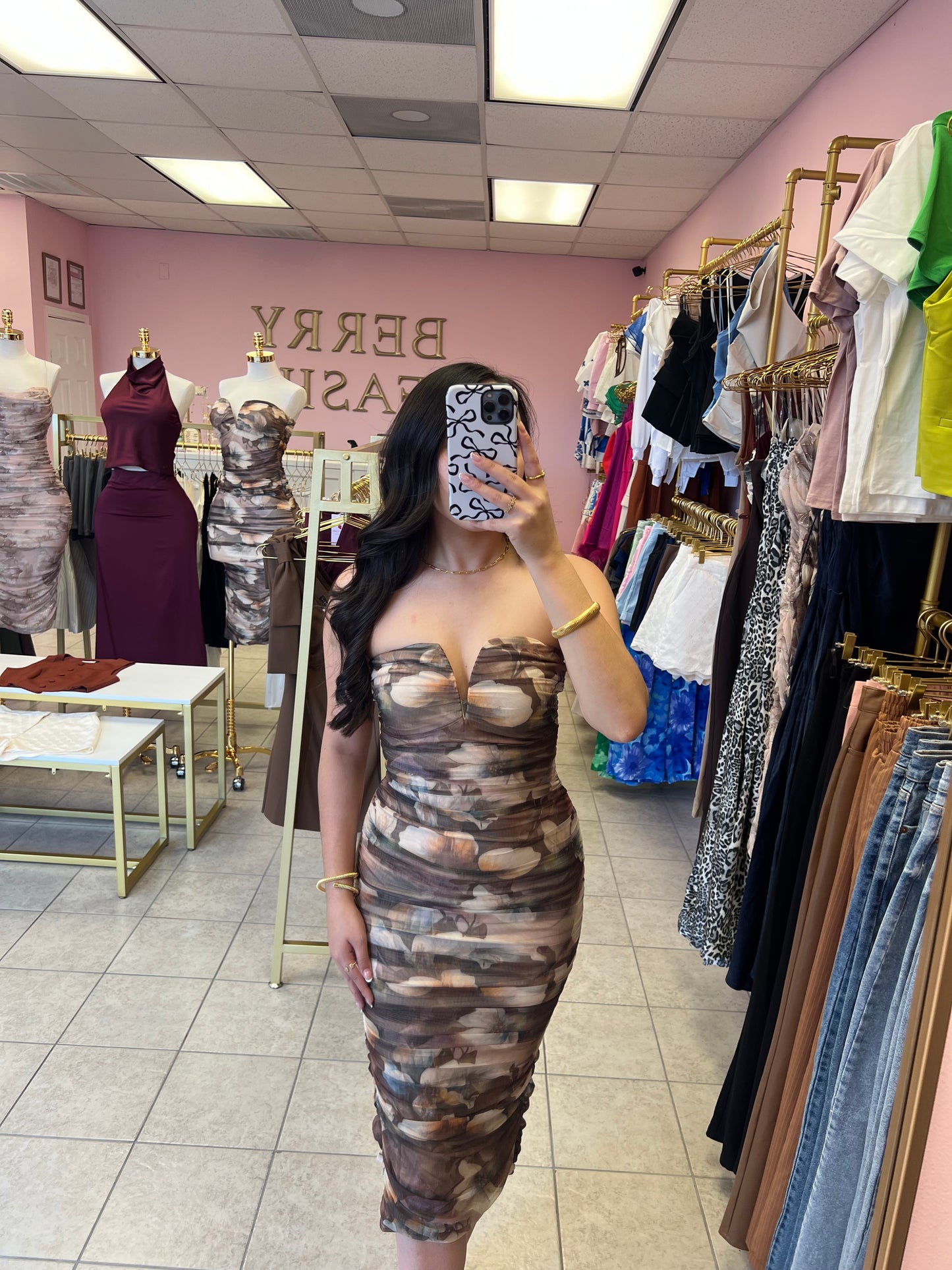Julia Brown Dress