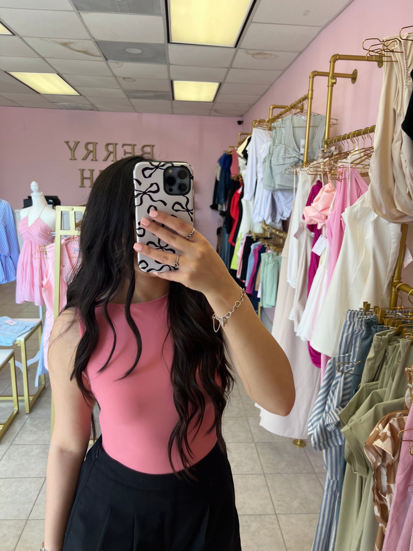 Dayana Pink Top