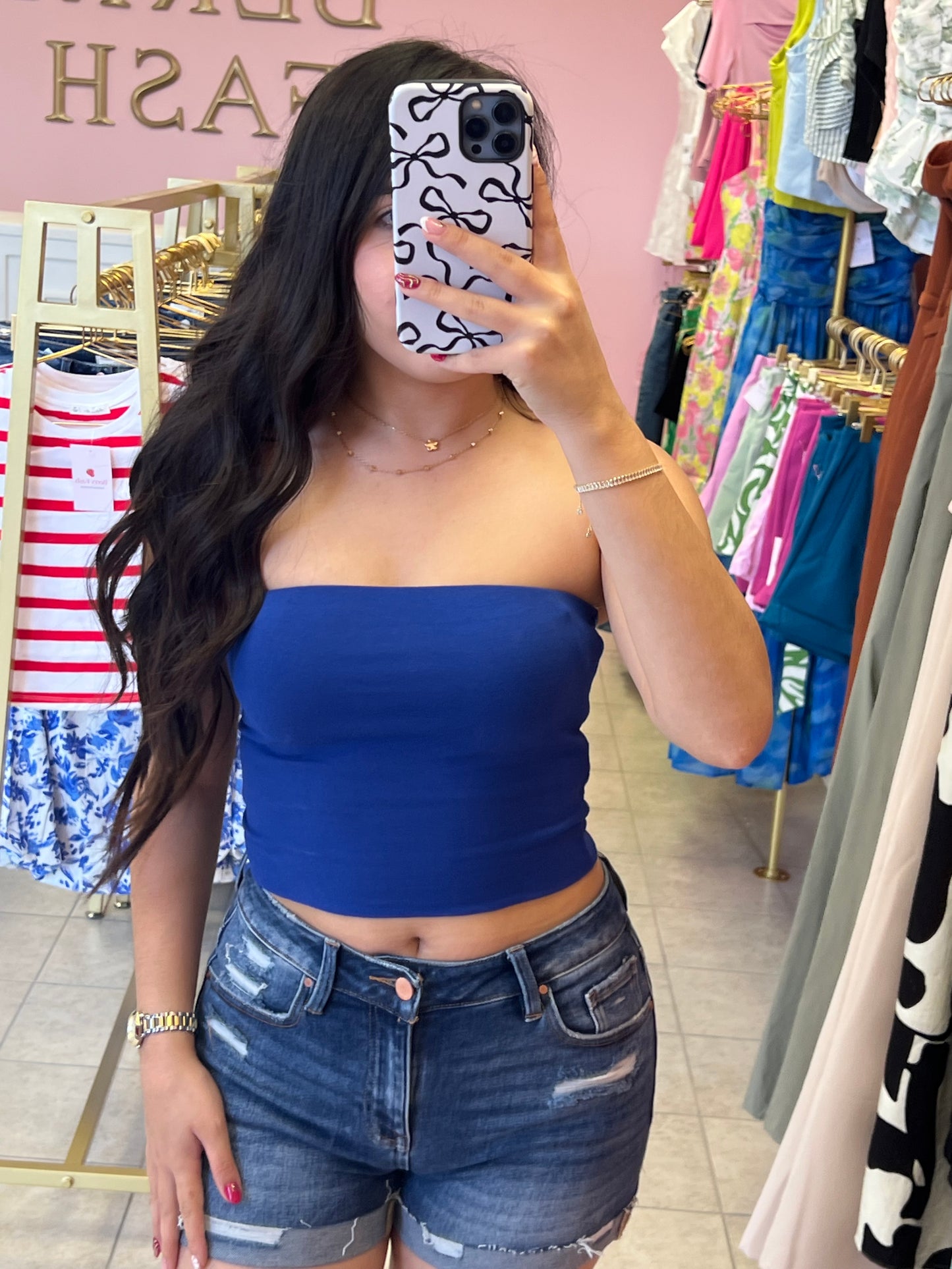 Yadira Blue Top