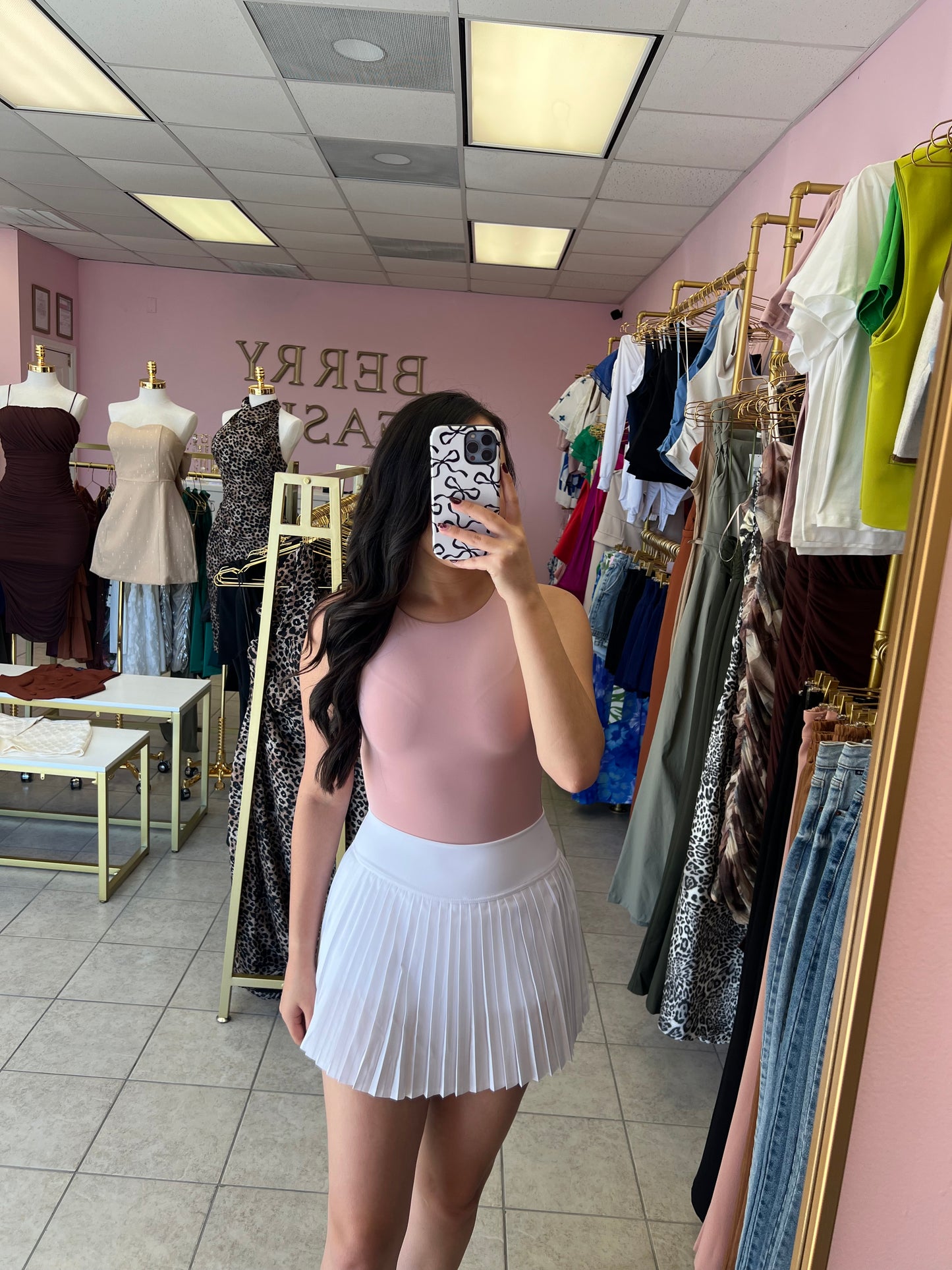 Grecia White skort