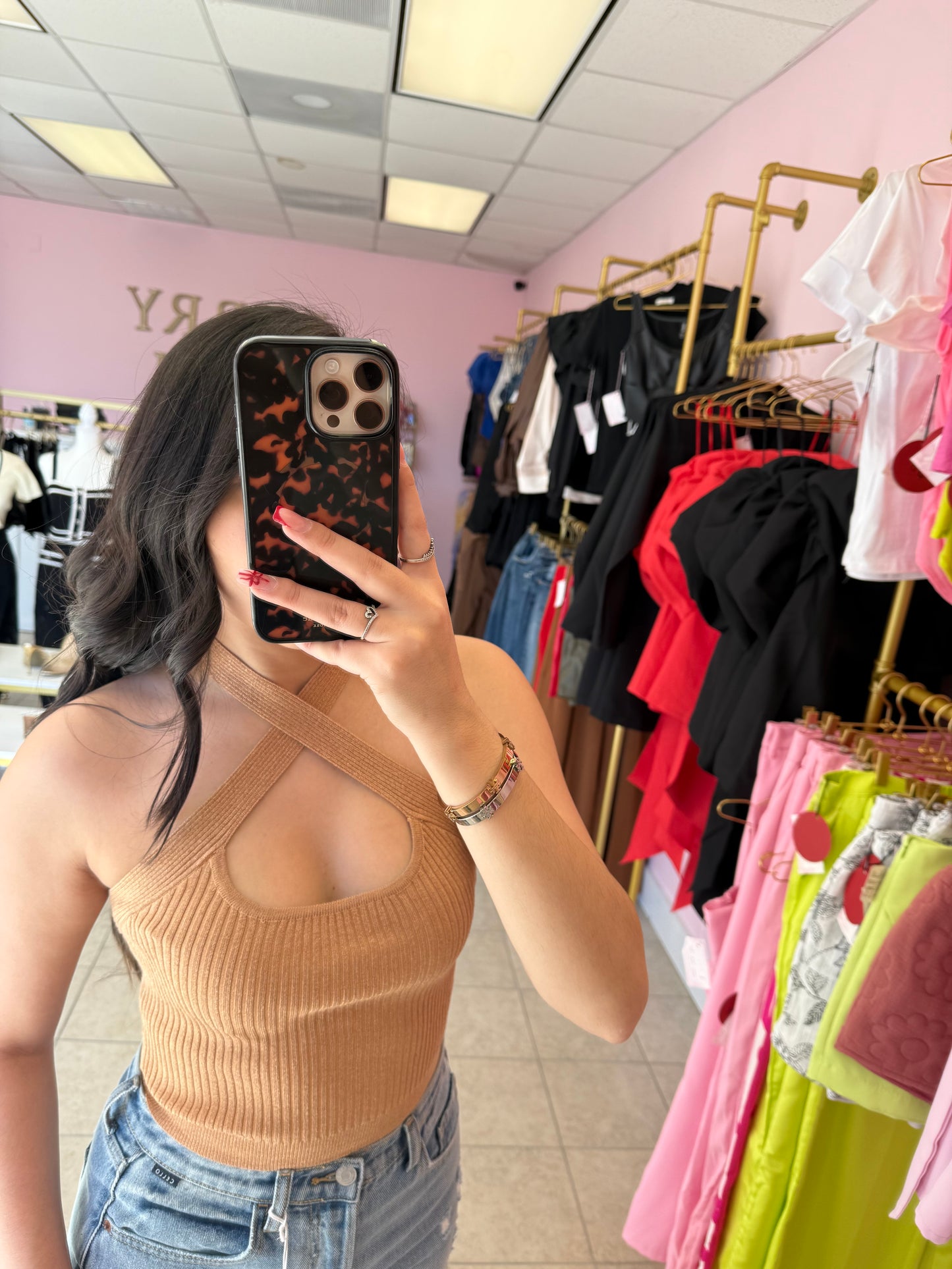 Yulissa Gold Top
