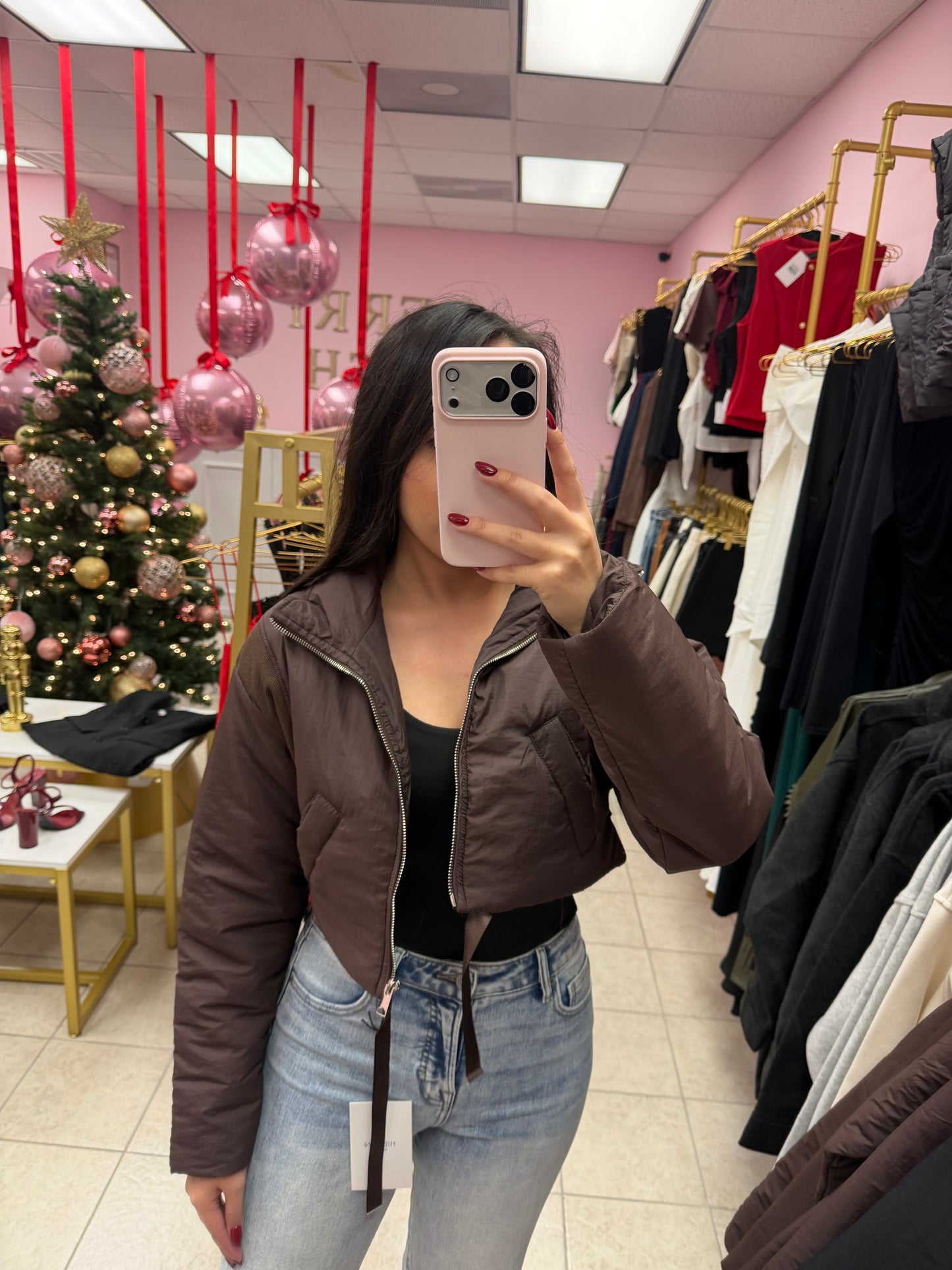 Alondra Brown Jacket