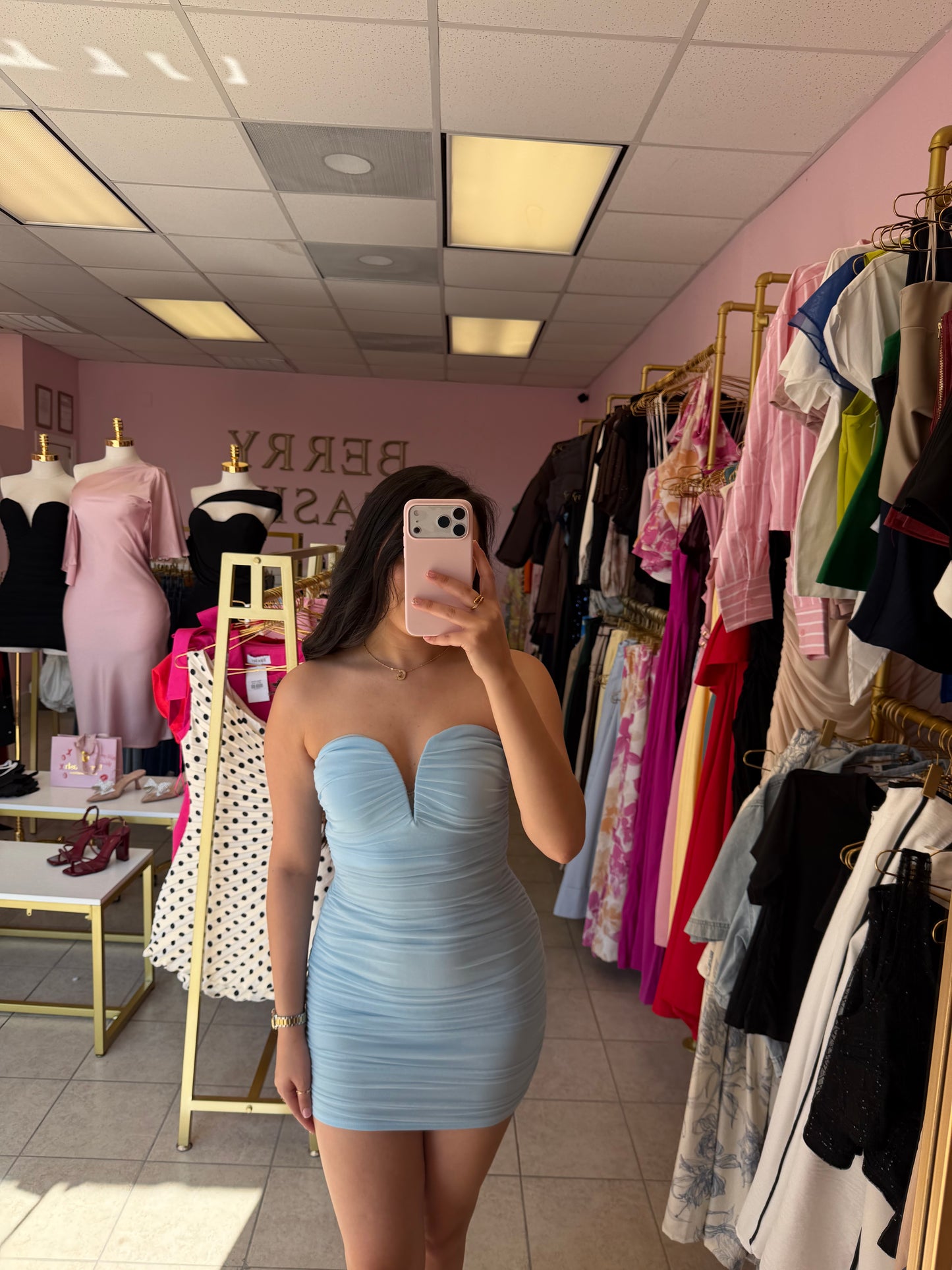 Britney Blue Dress