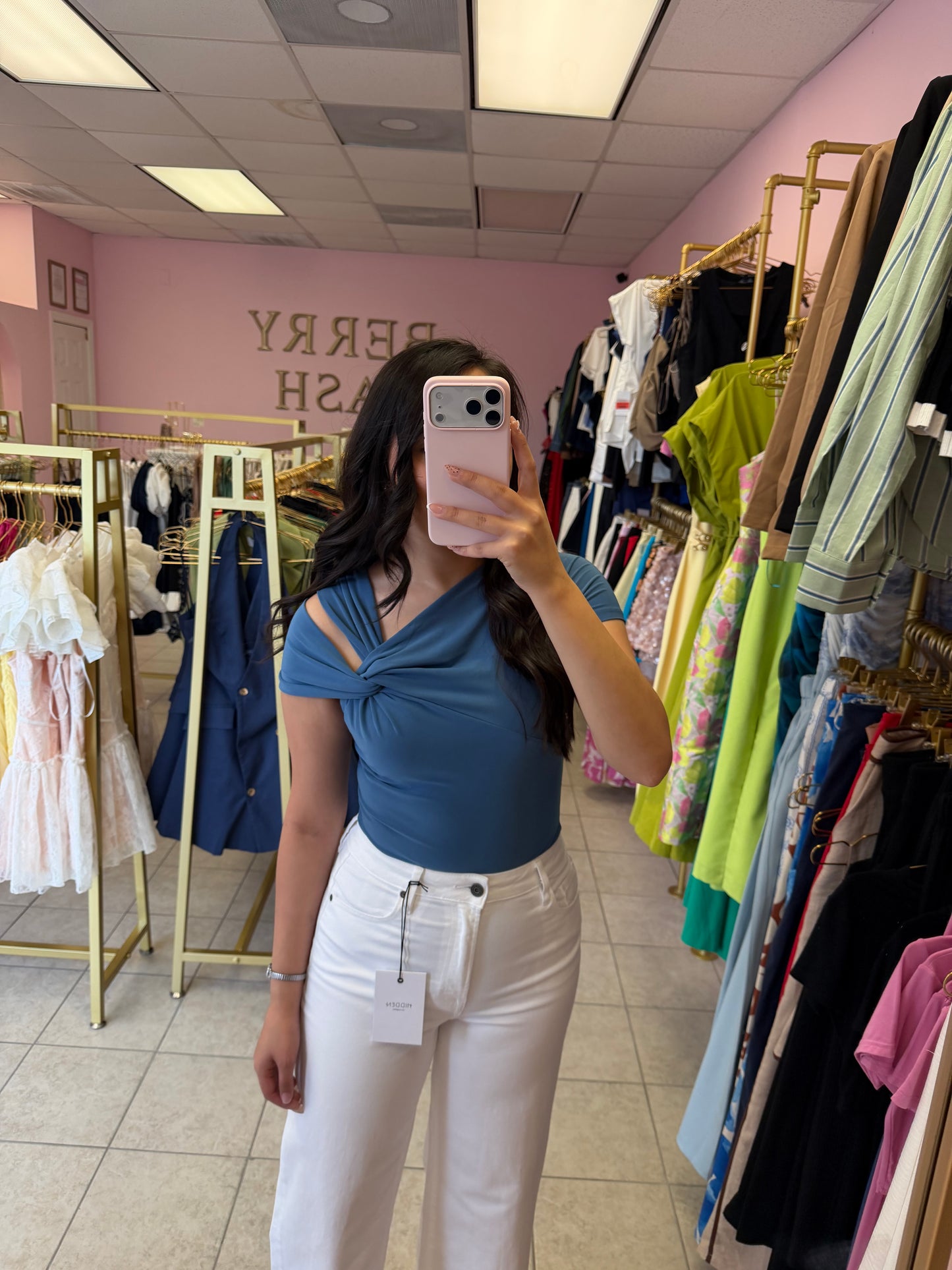 Blanca Blue Top
