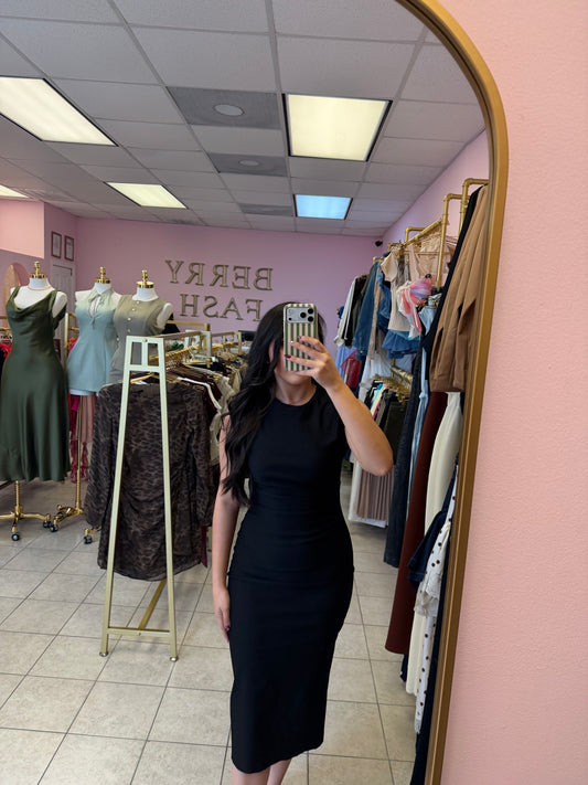 Autumn Black Dress
