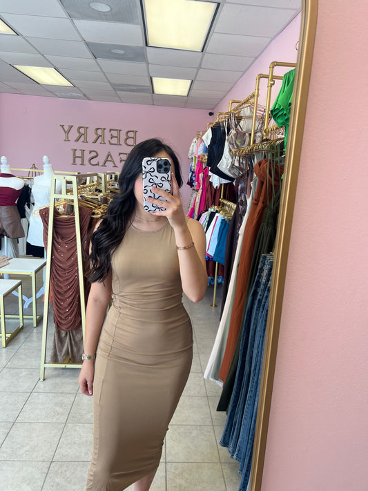 Vanesa Beige Dress