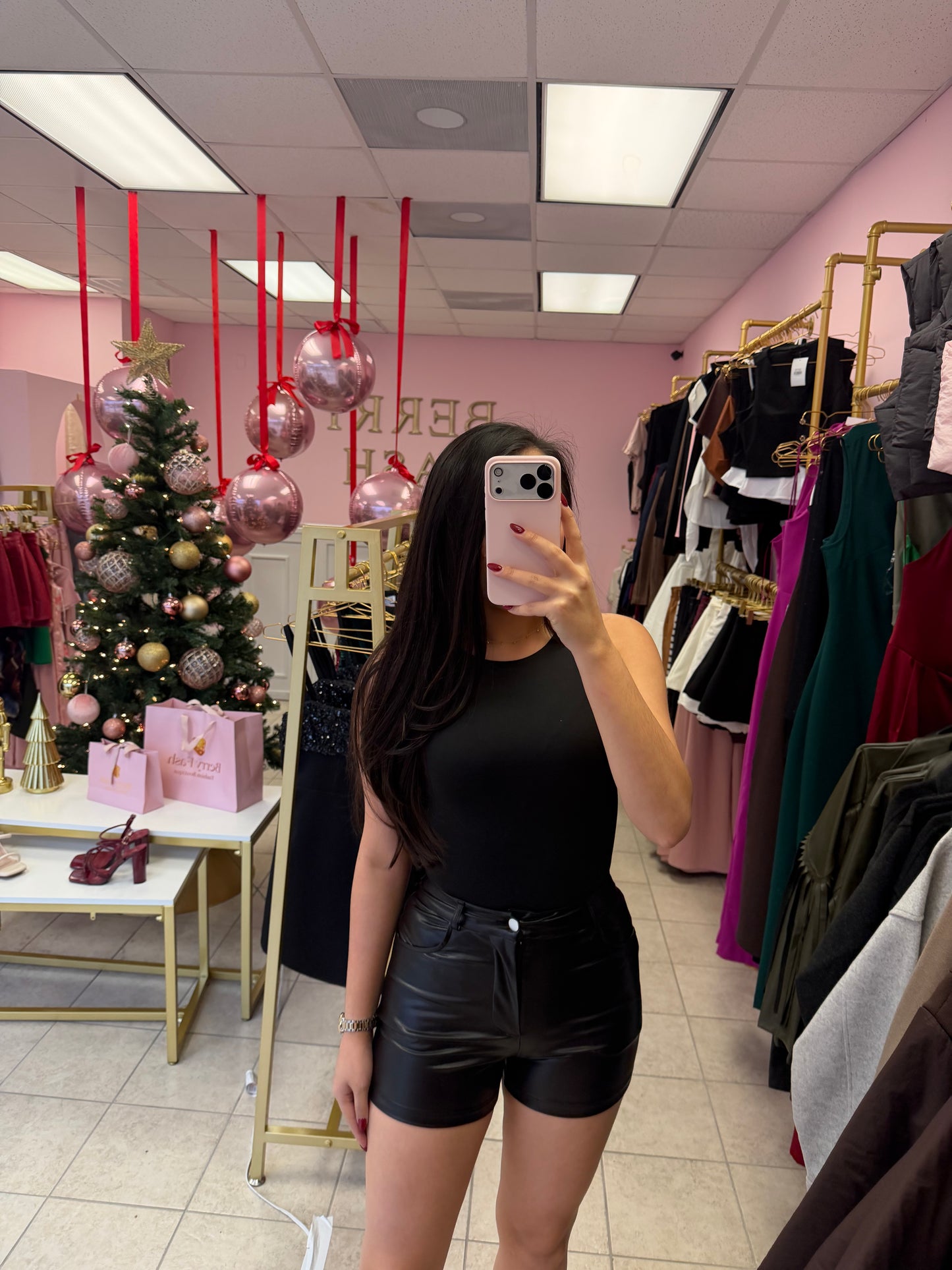 Victoria Black Bodysuit Top