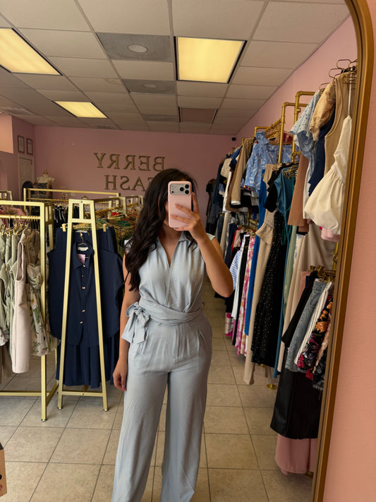 Ana Blue Jumpsuit