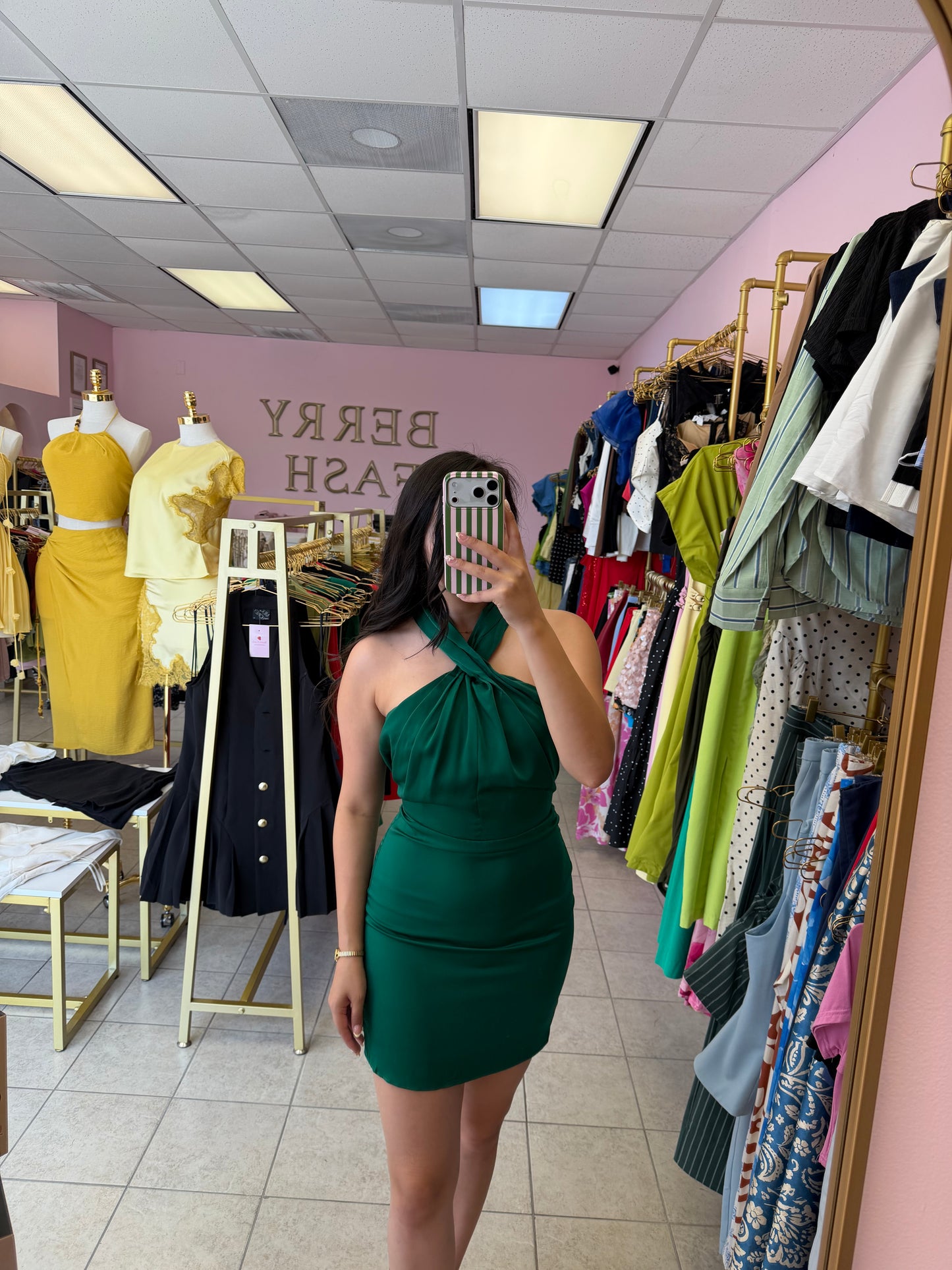 Norma Green Dress