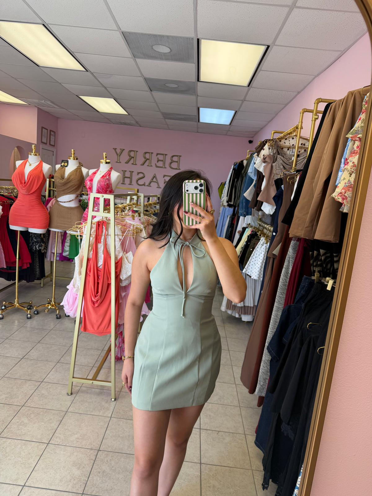 Alessia Green Dress