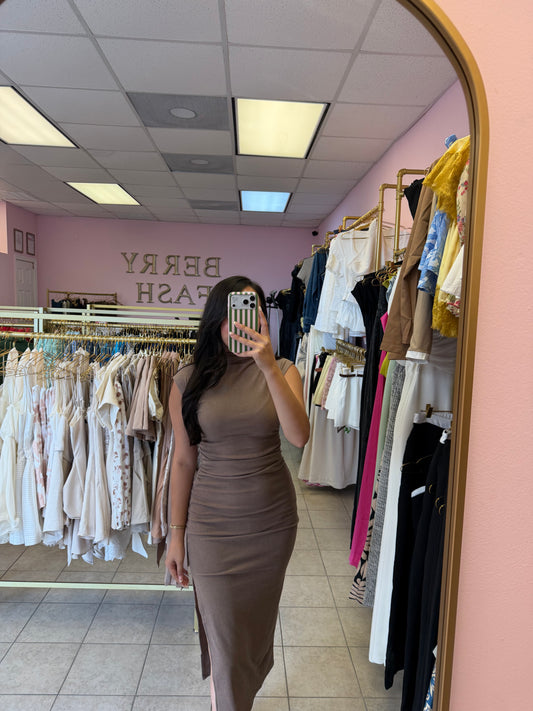 Roselyn Brown Dress