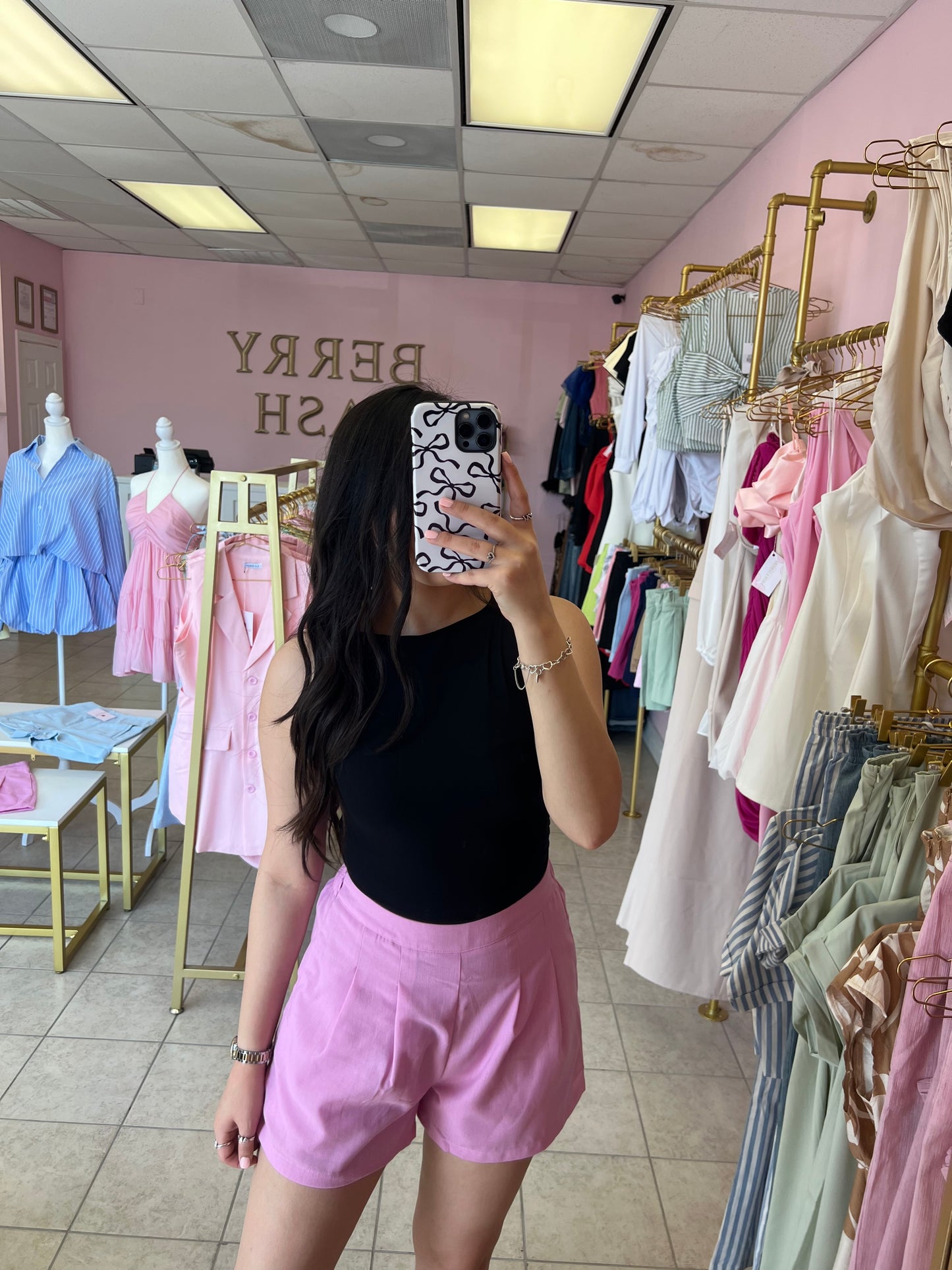 Mariela Pink Shorts