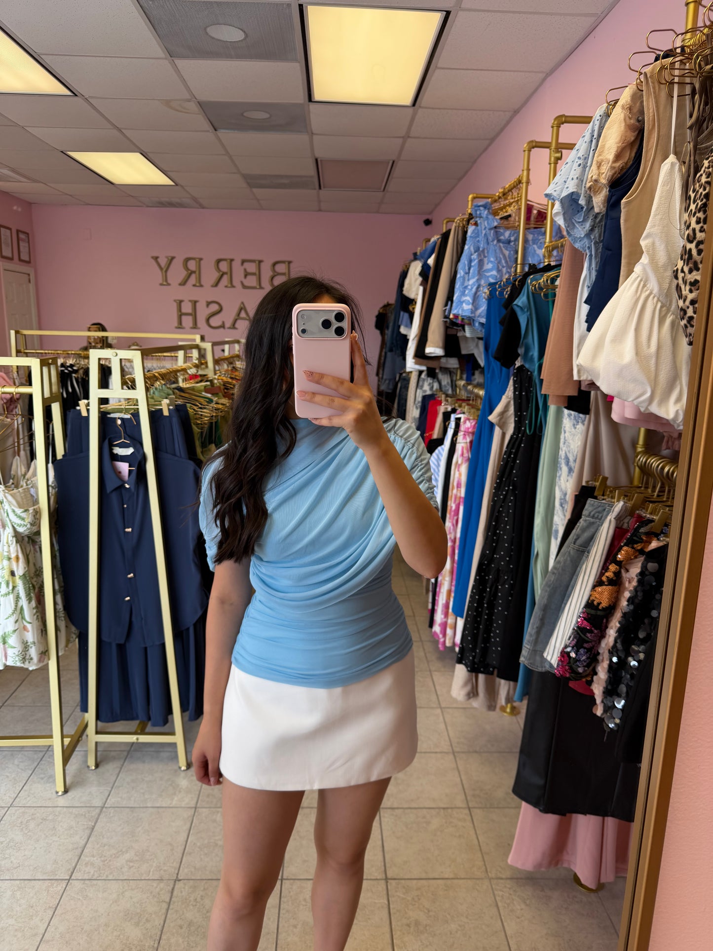 Denise Blue Top