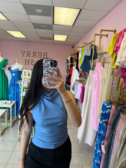 Perla Blue Top