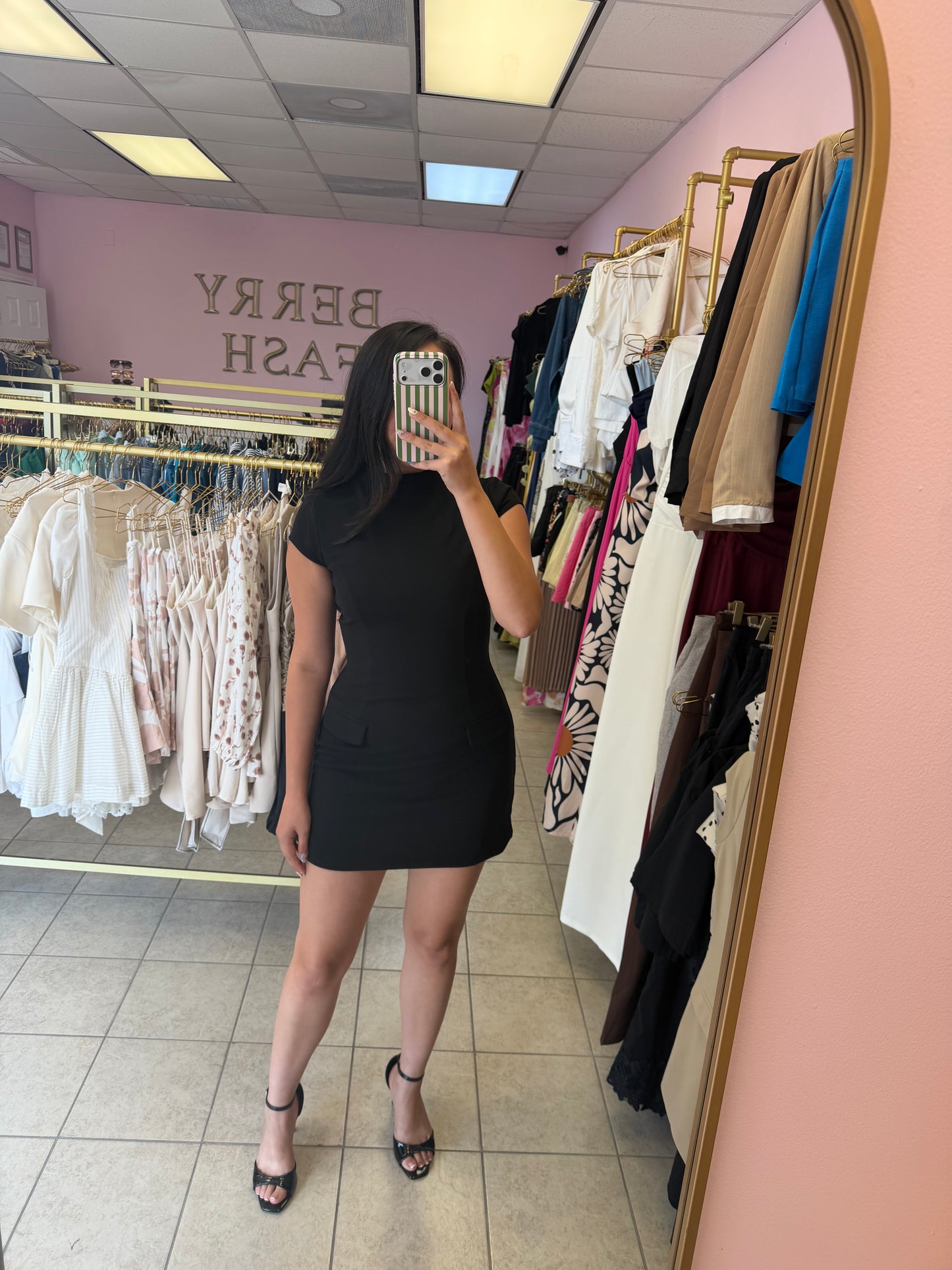 Mayve Black Dress