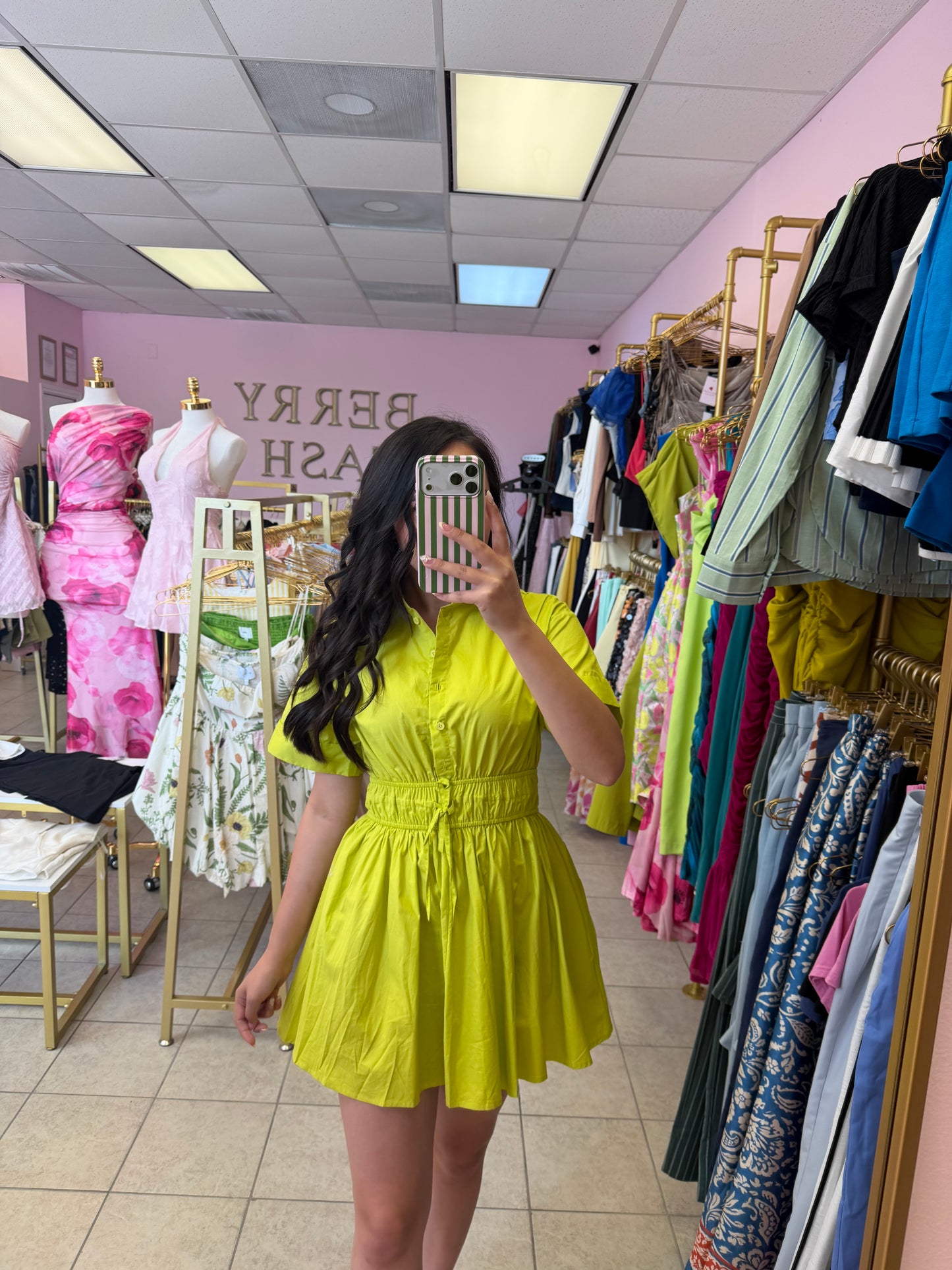 Cindy Green Dress