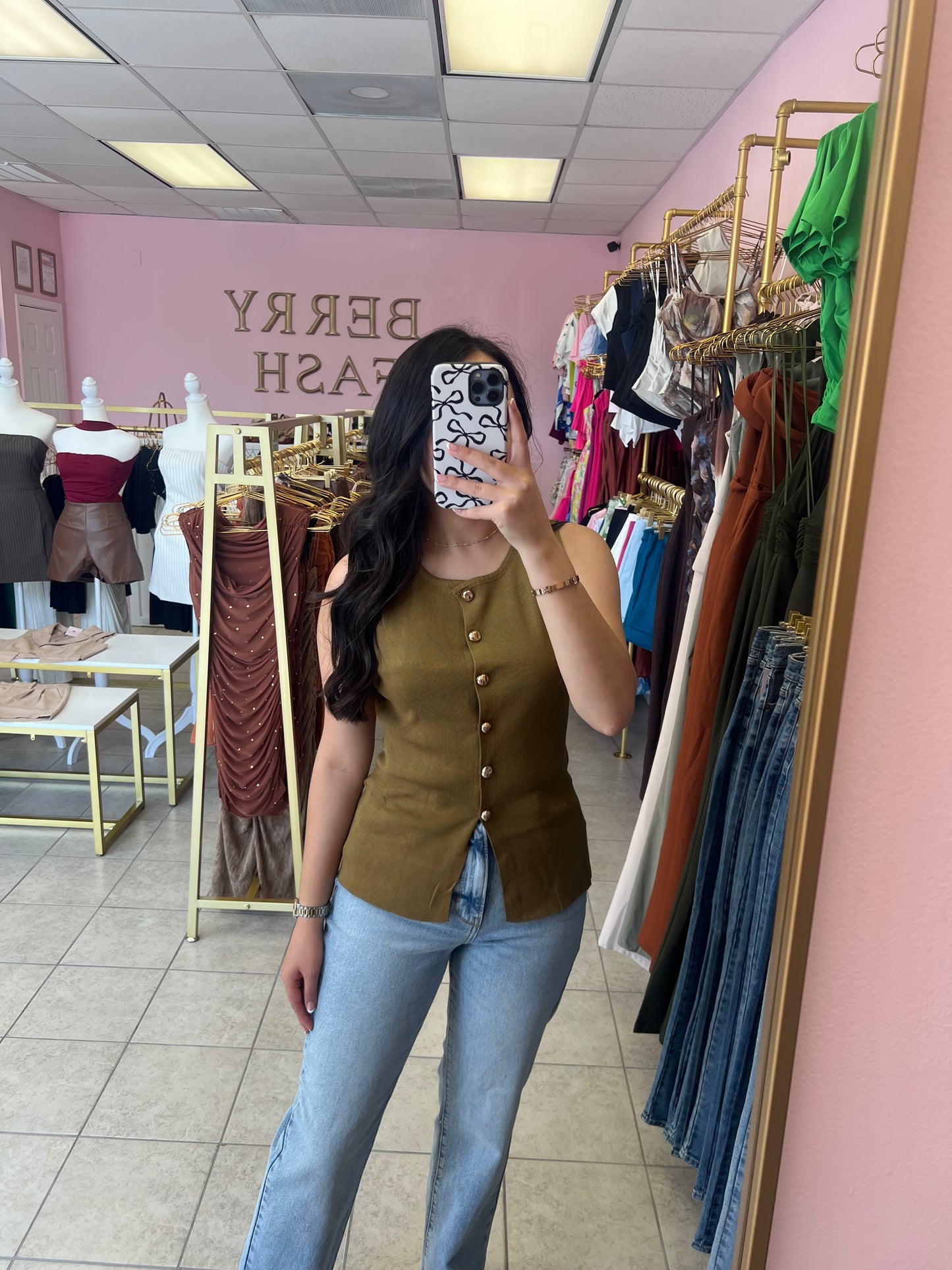Maggie Green Top