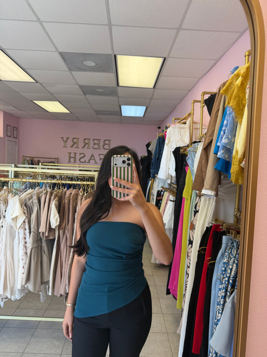 Danna Teal Top