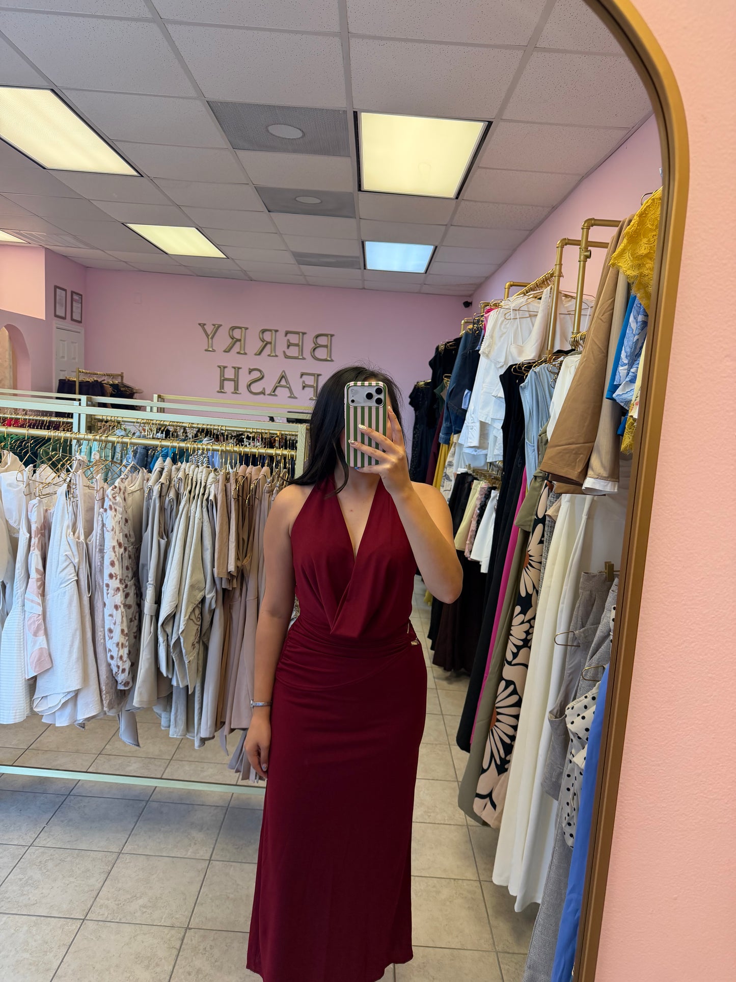 Salma Red Dress