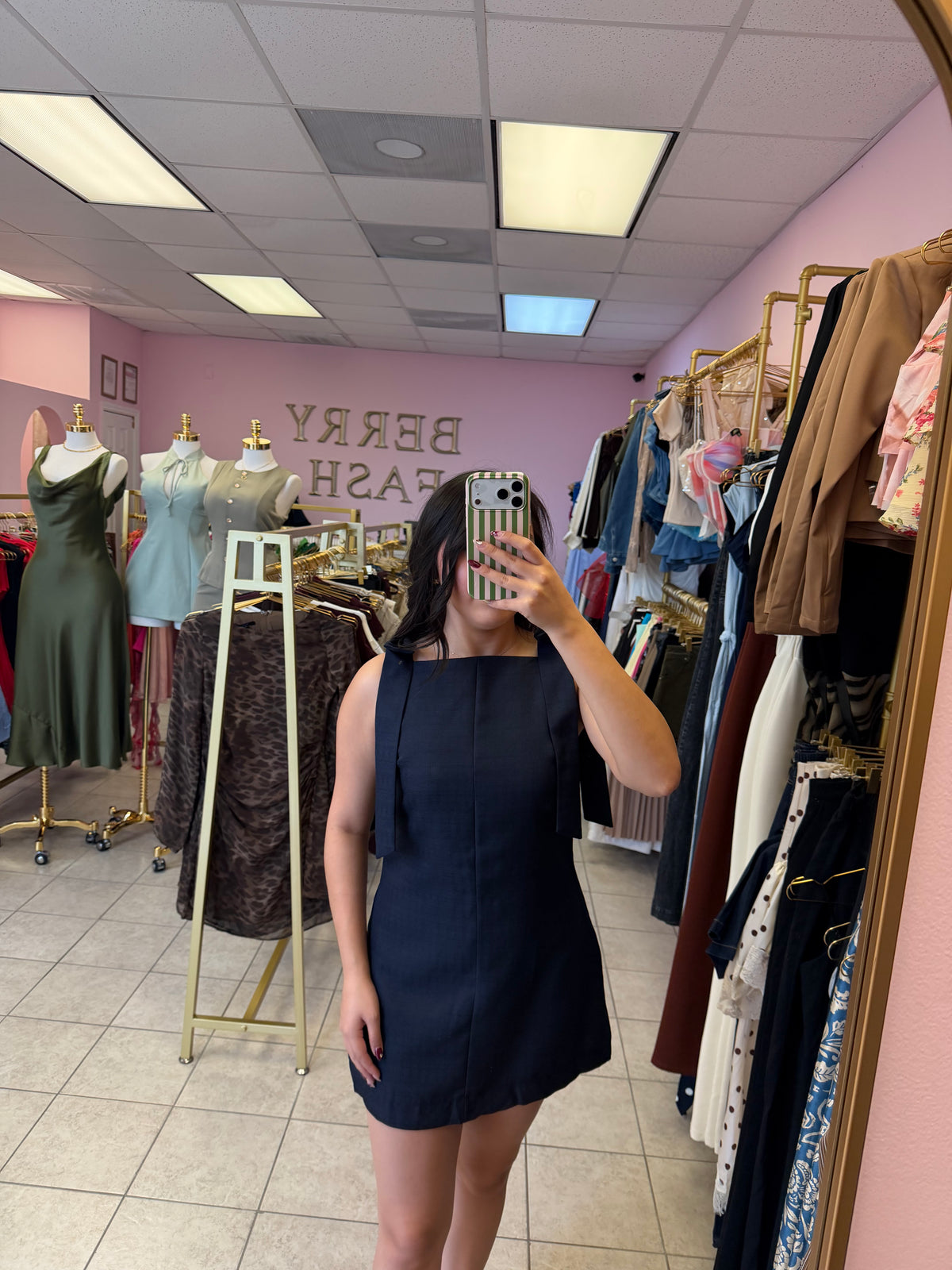 Katherine Navy Dress
