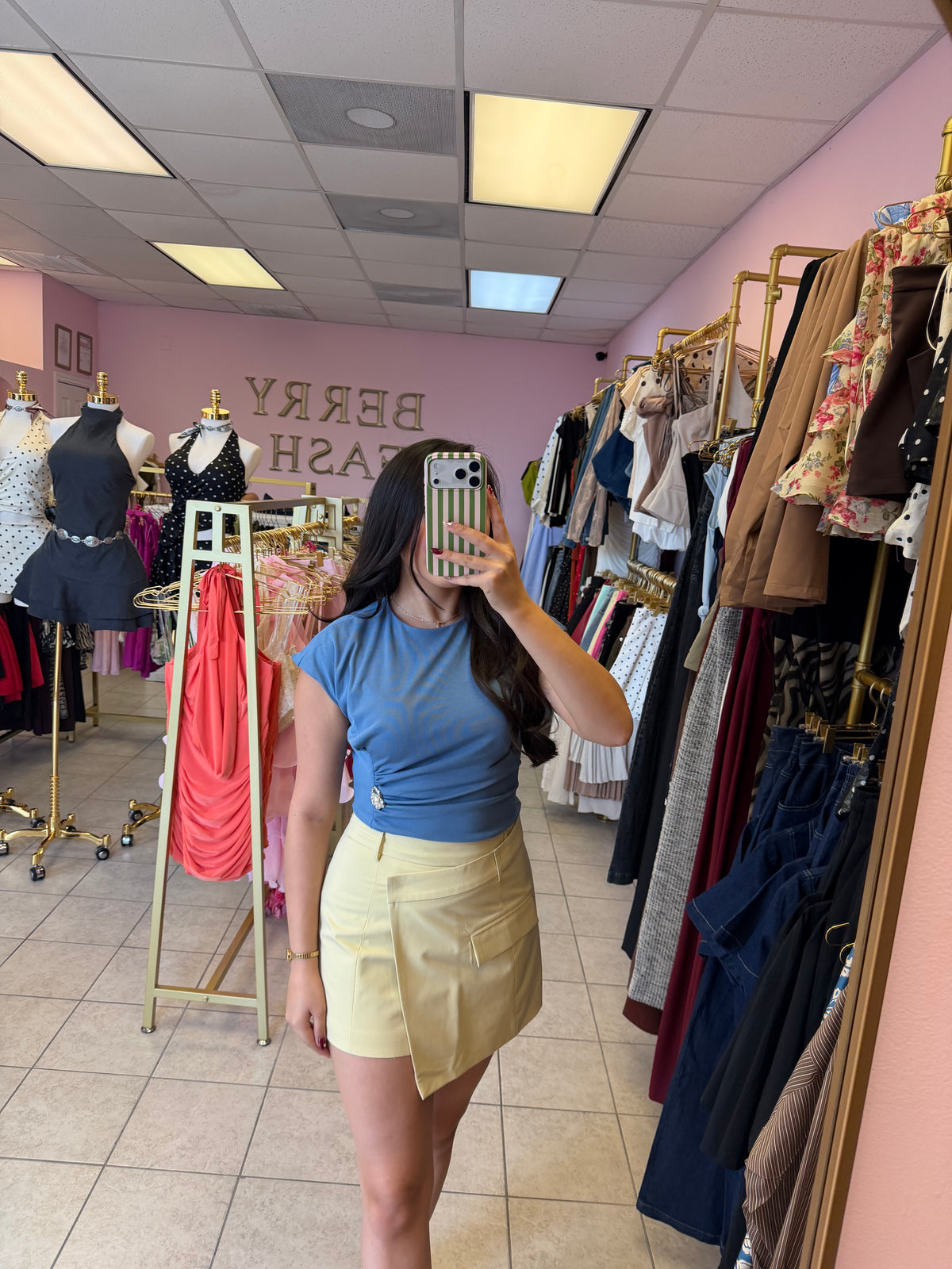 Valerie Blue Top
