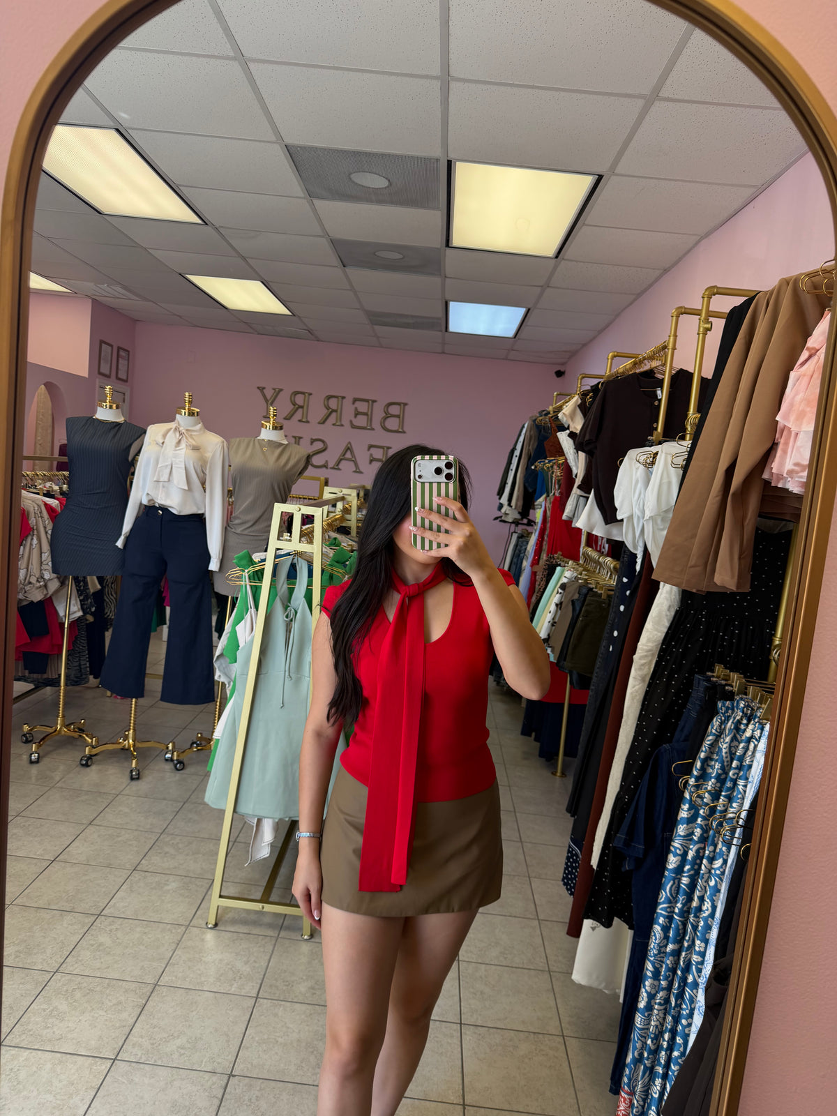 Ashly Red Top