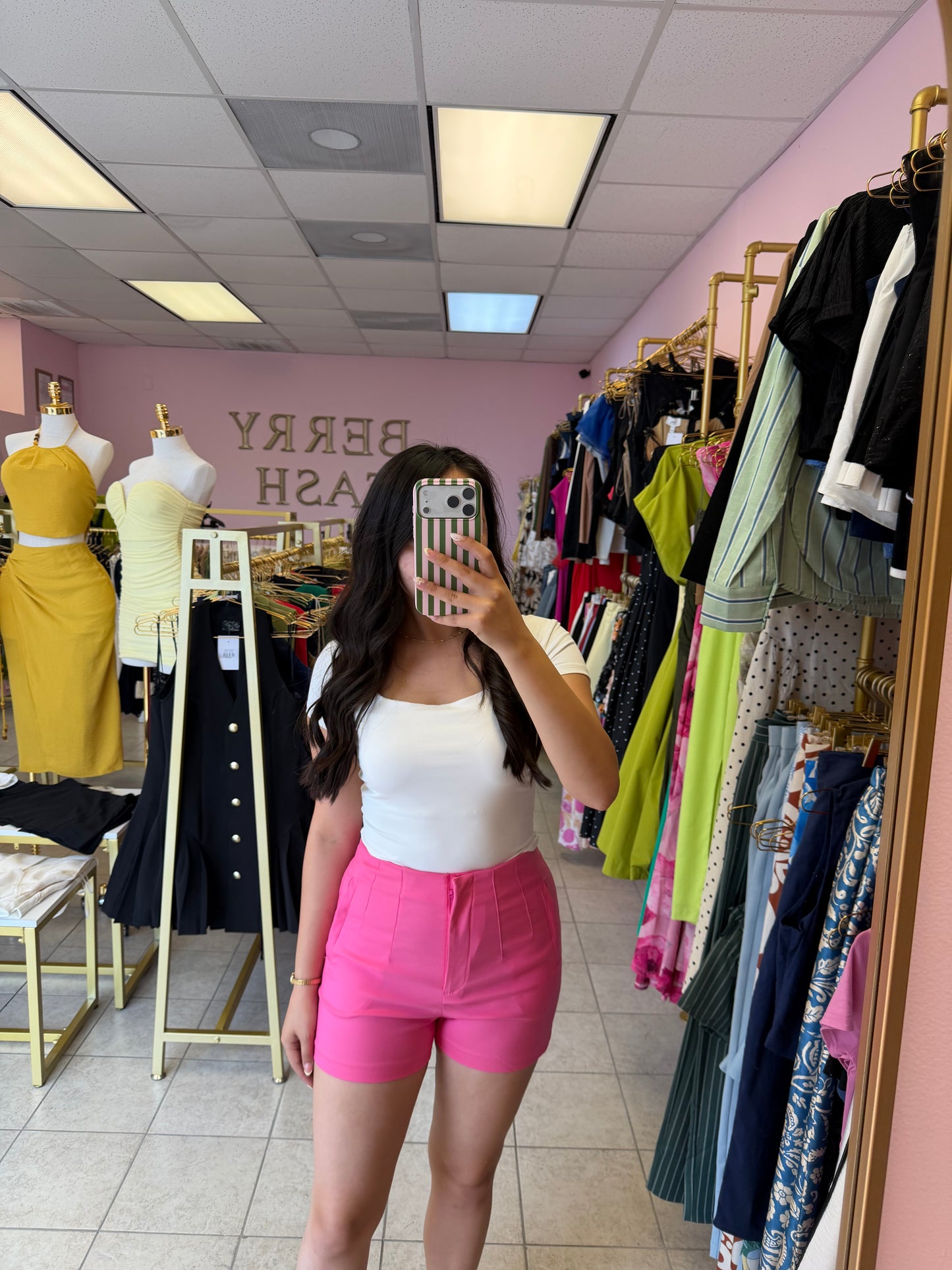 Fabiola Pink Shorts