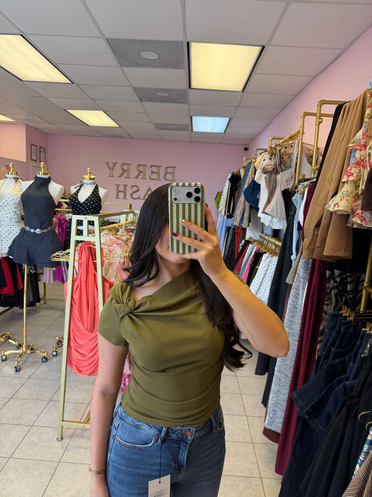 Adelyn green Top