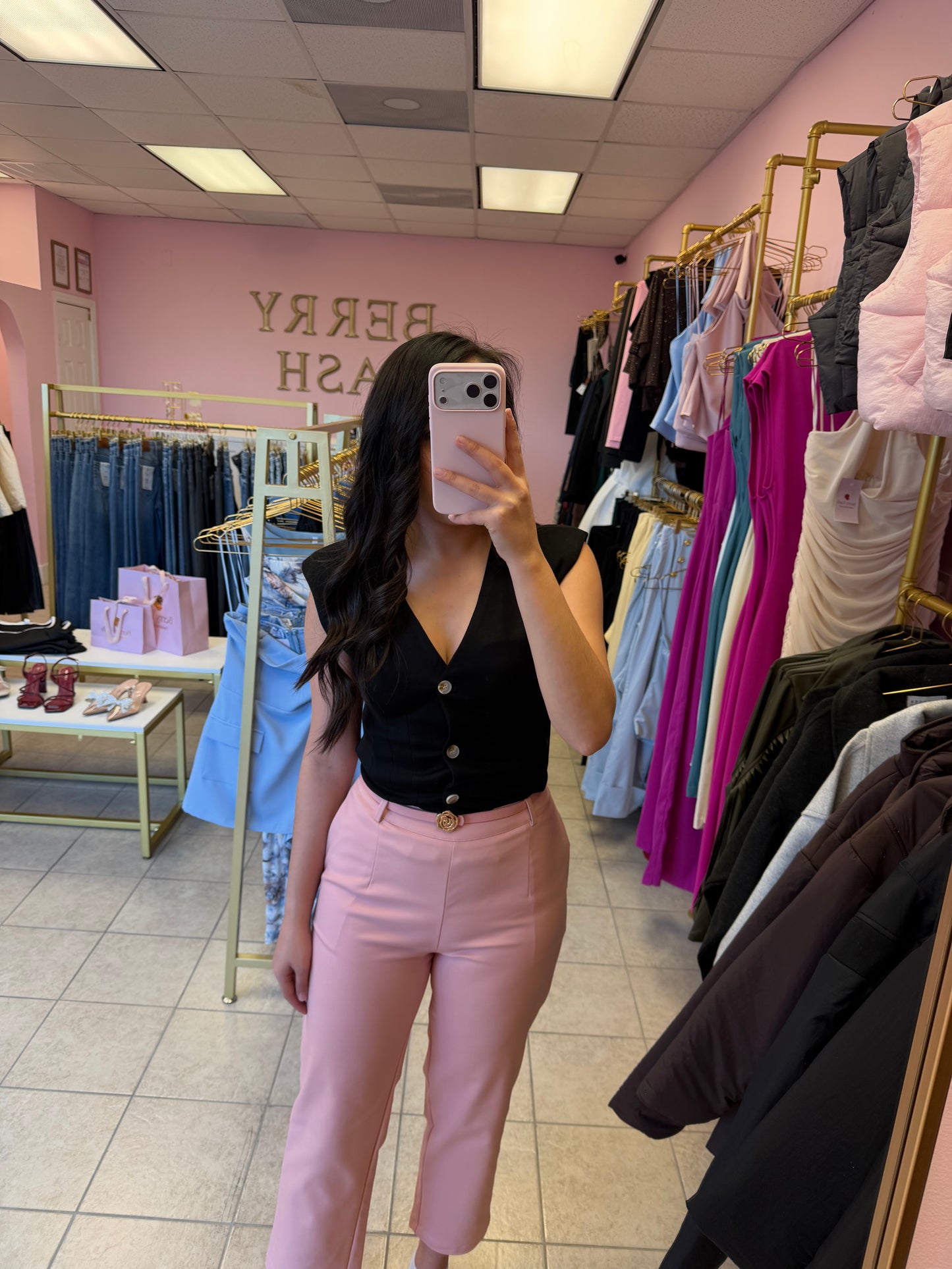 Rose Pink Pants