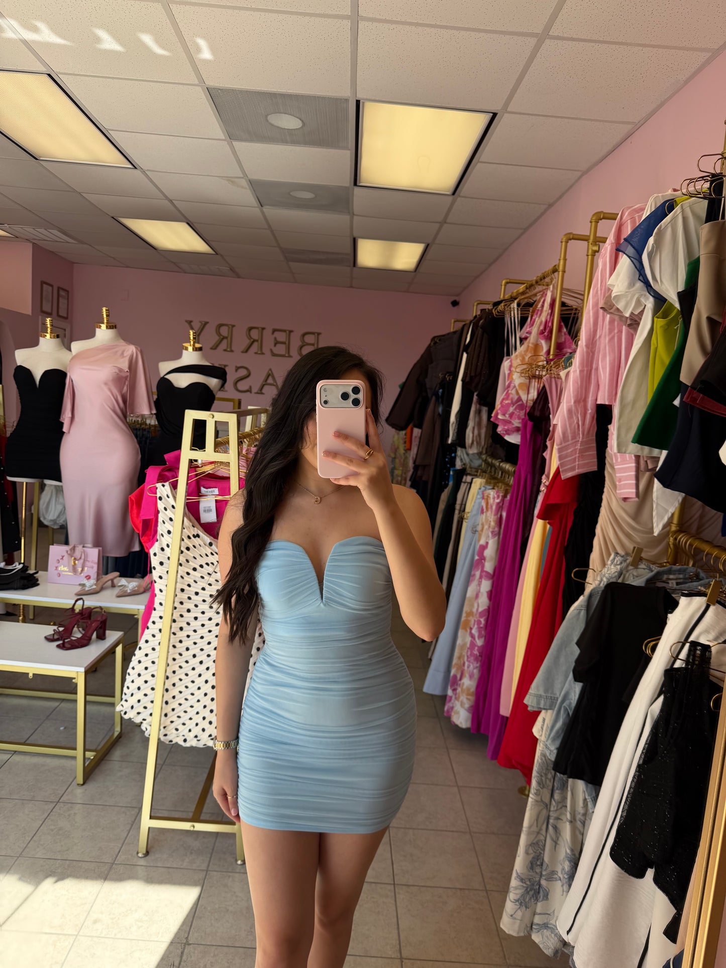 Britney Blue Dress