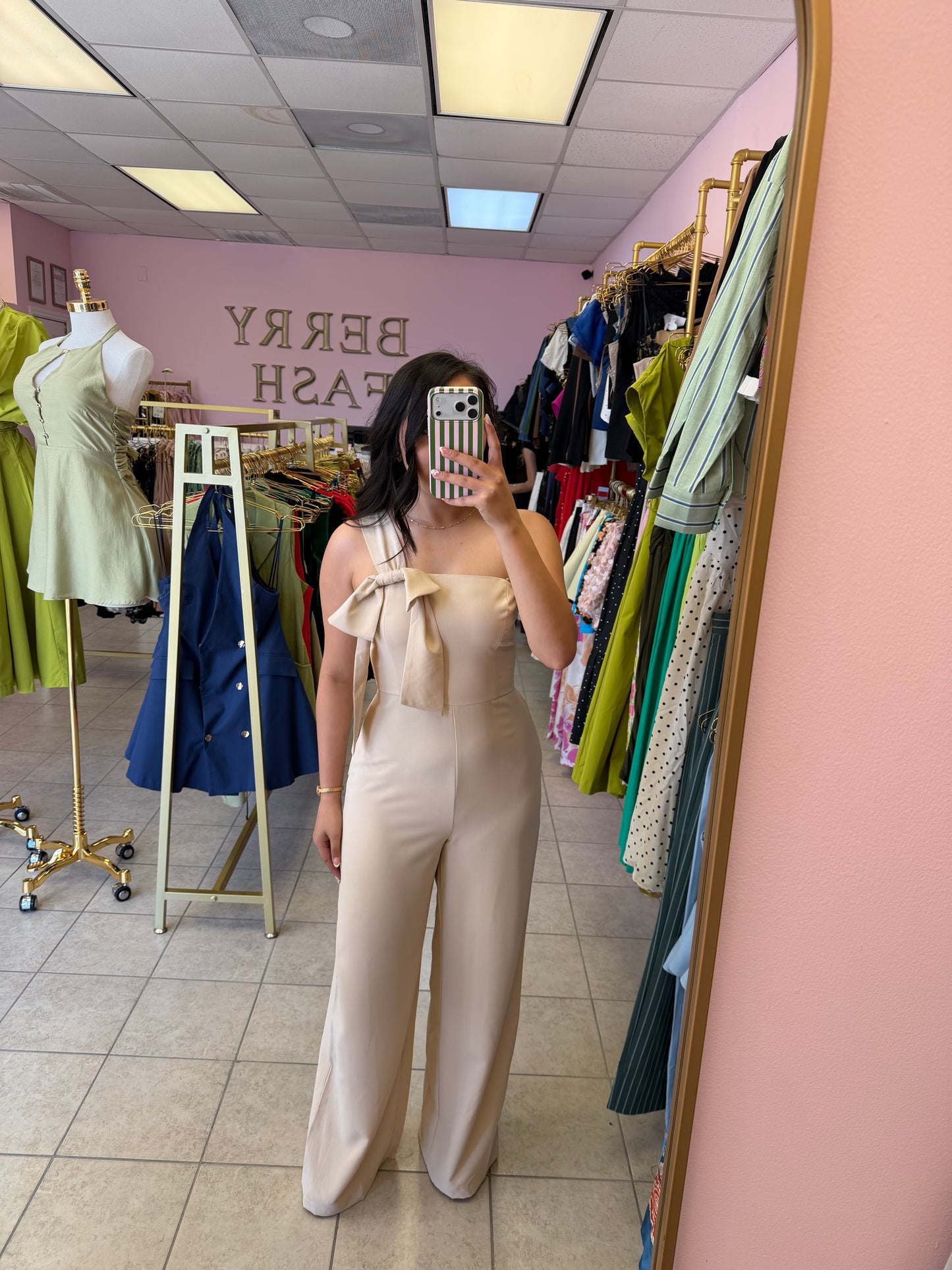 Cecilia beige Jumpsuit