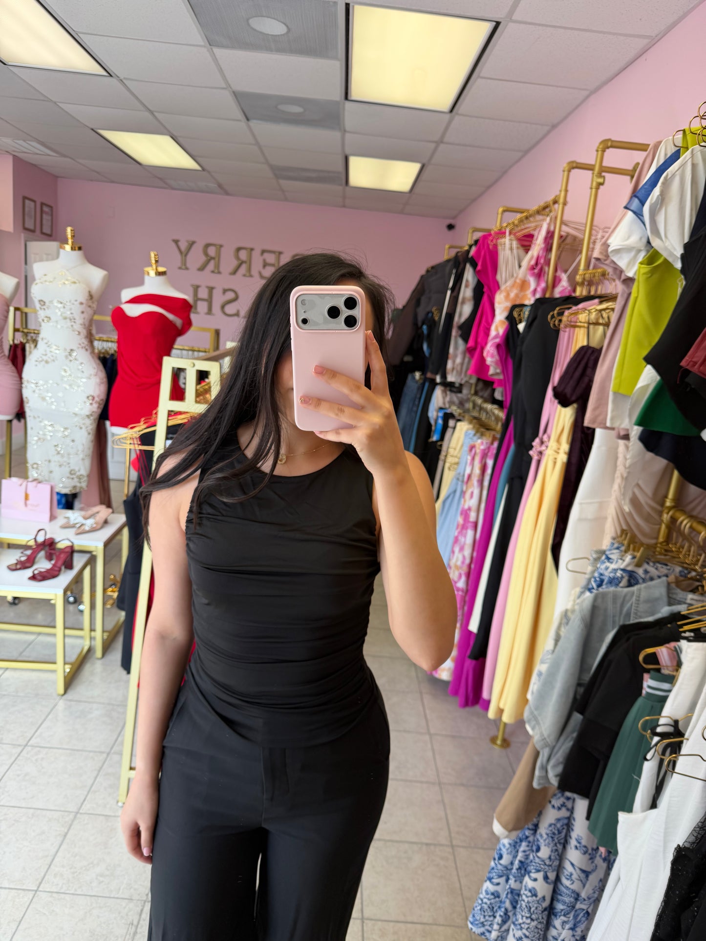 Arely Black Top