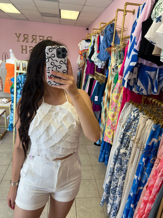 Iris White Top