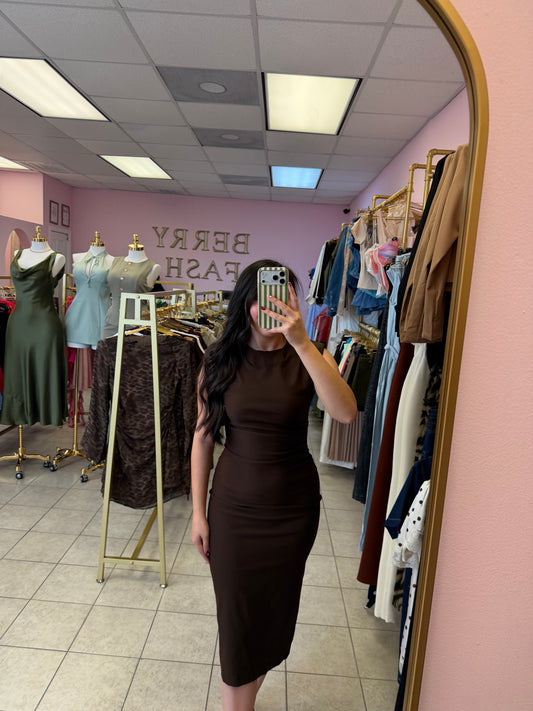 Autumn Brown Dress