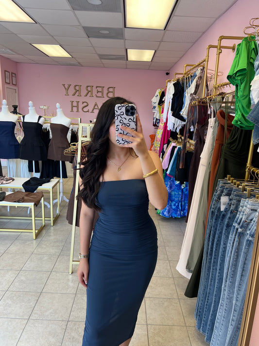 Janett blue dress