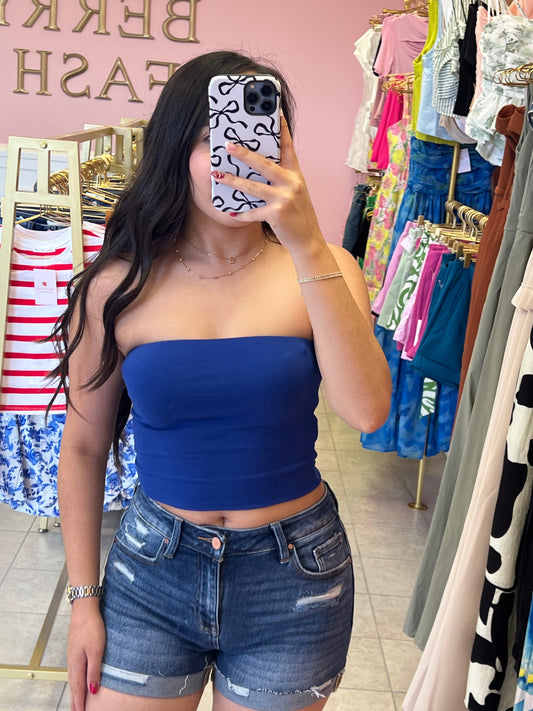 Yadira Blue Top