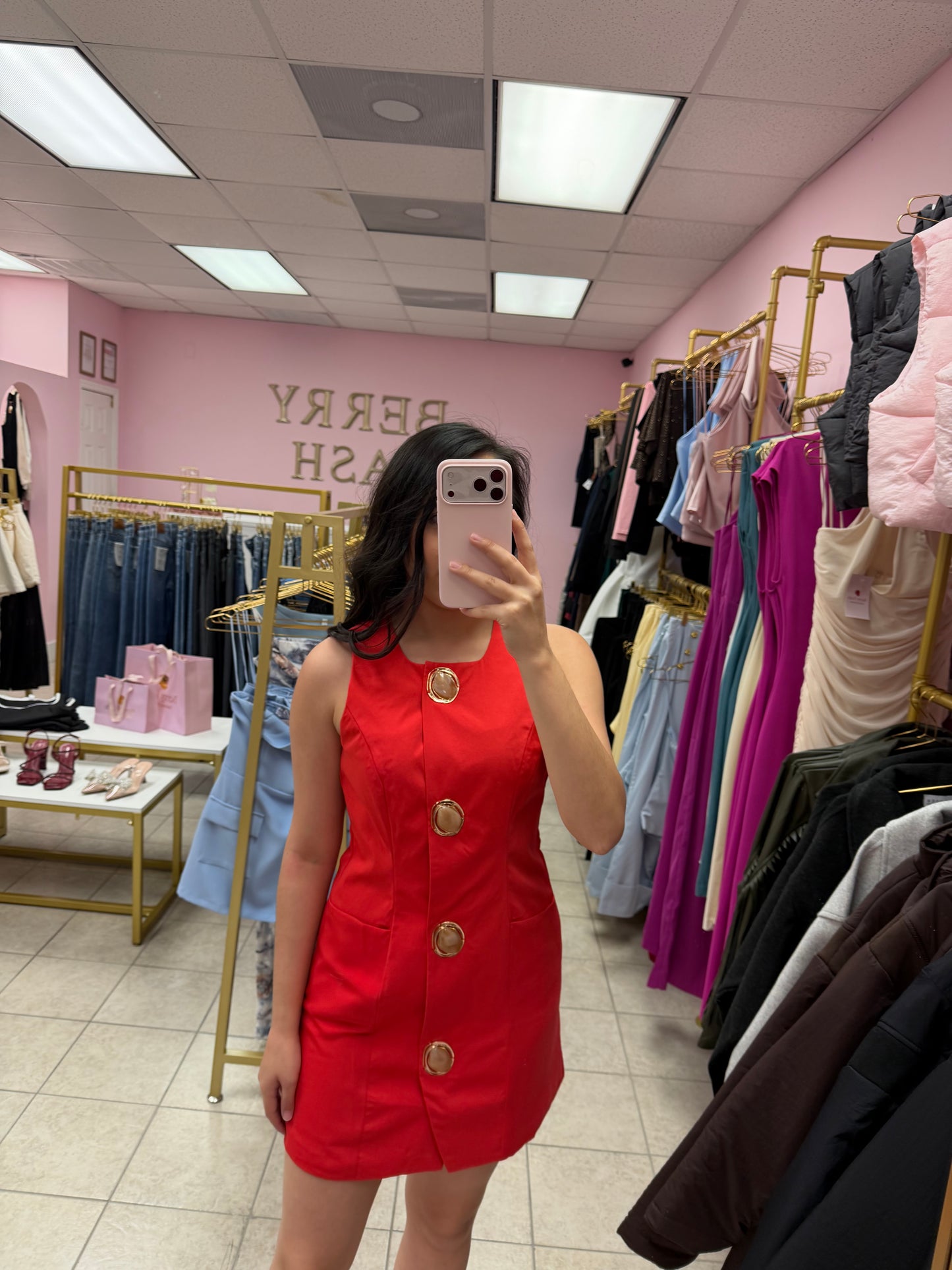 Georgina Red Dress