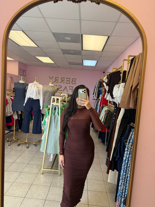 Daniela Brown Dress