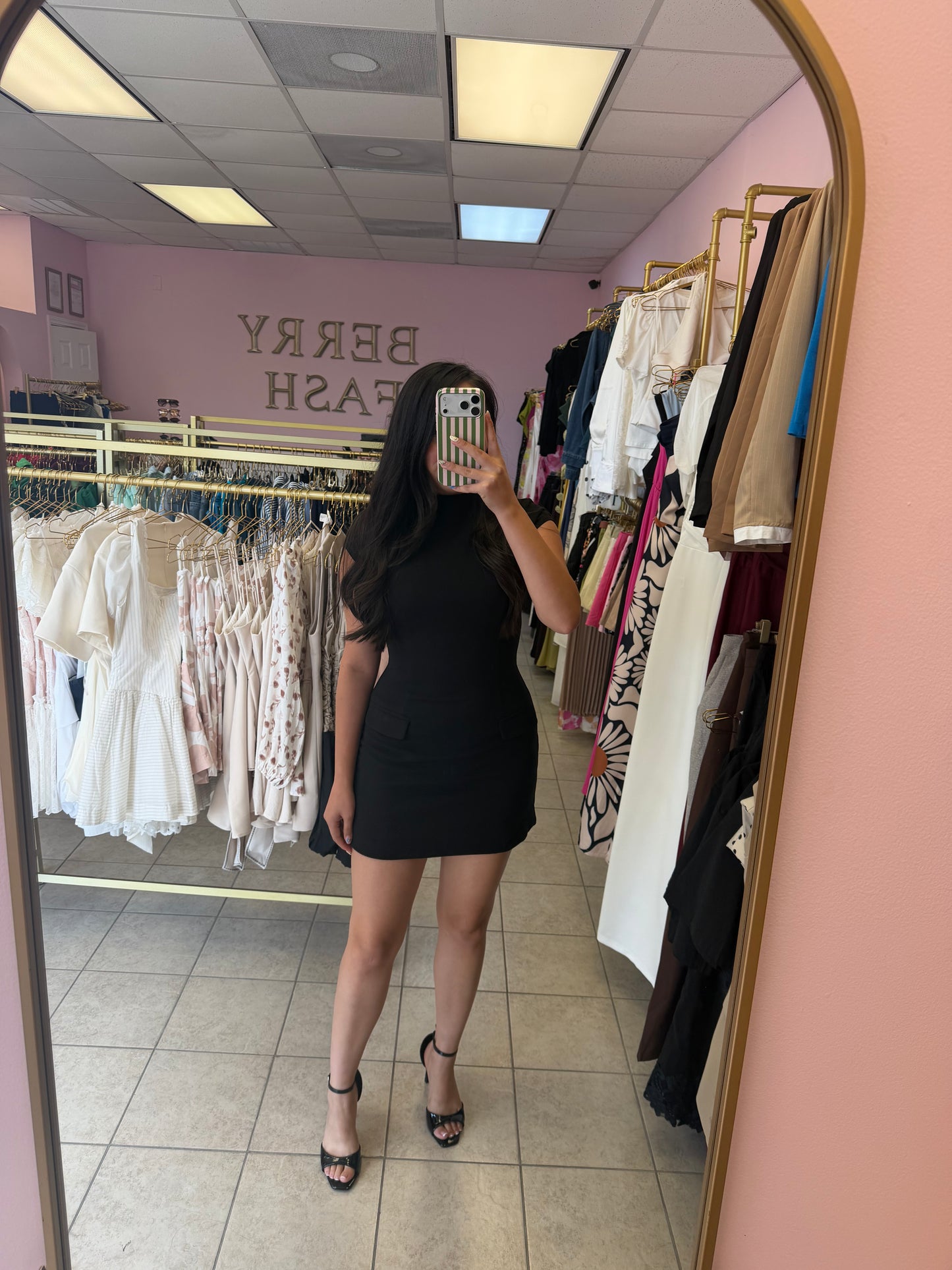 Mayve Black Dress