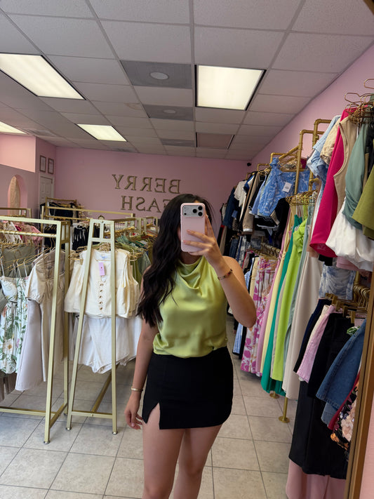 Litzy Green Top