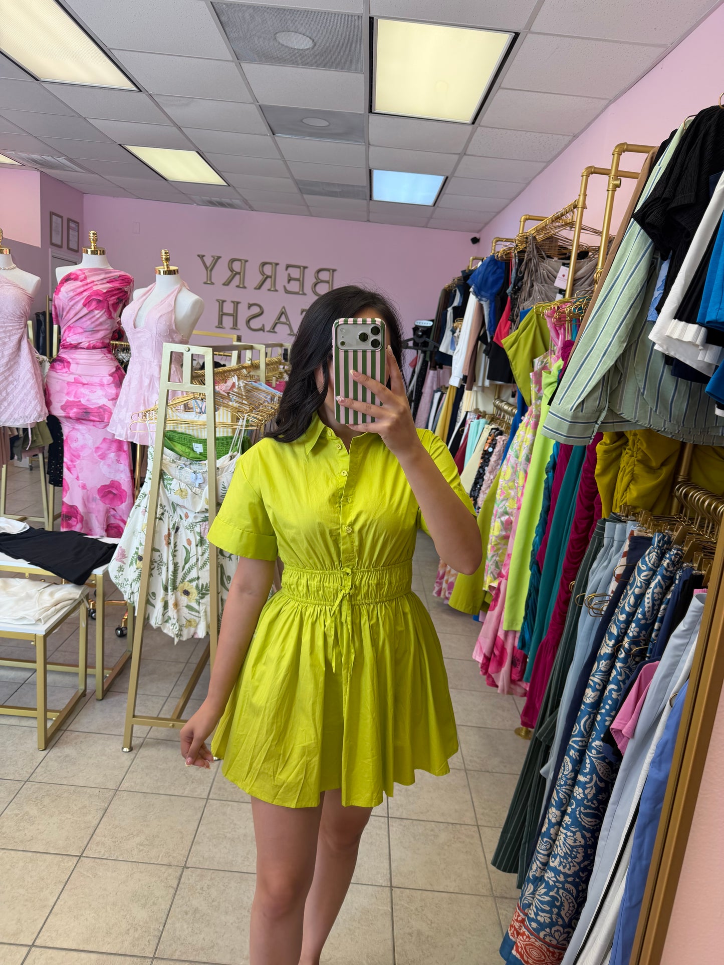 Cindy Green Dress