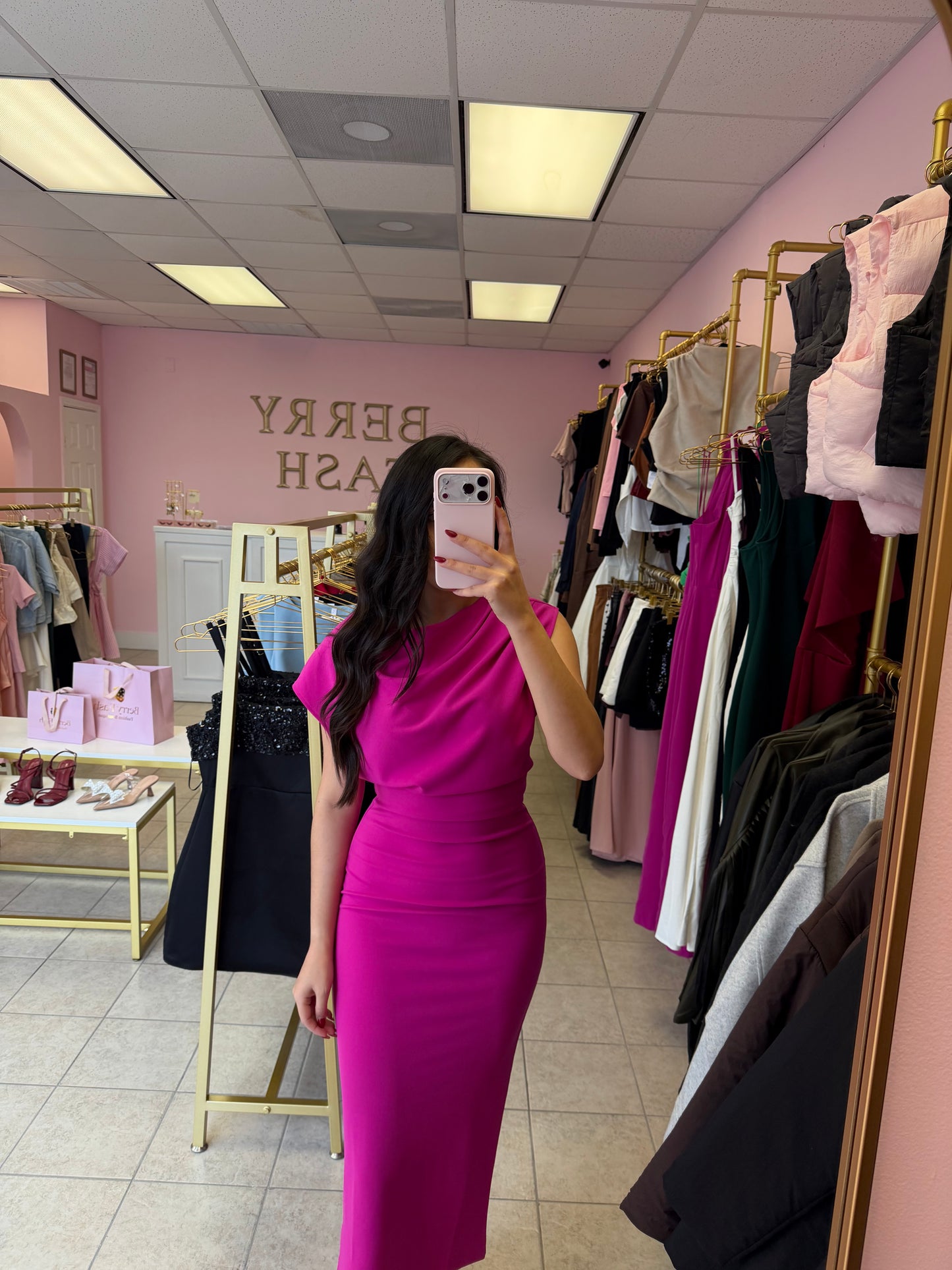 Elena Pink Dress