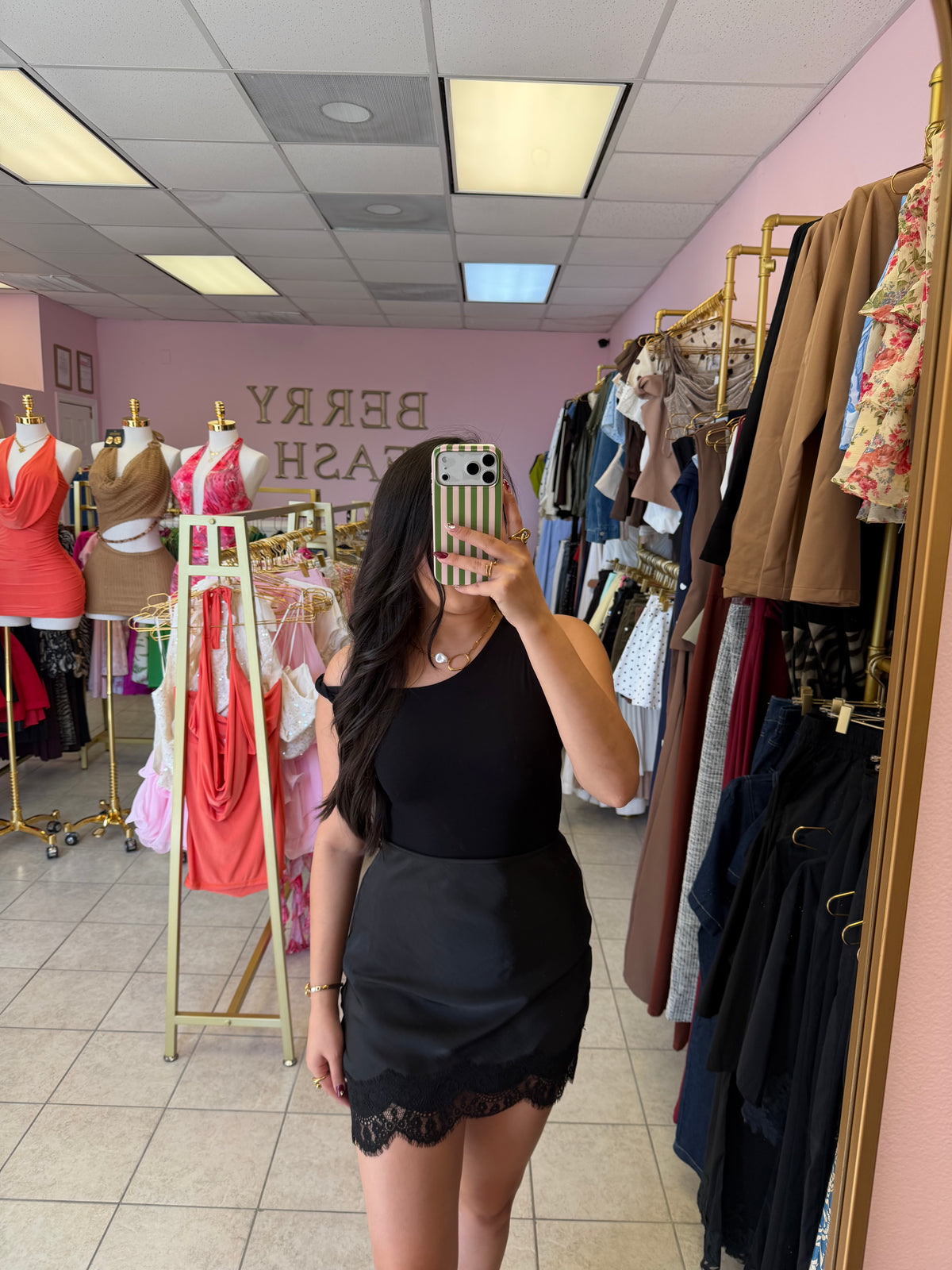 Elena Black Skirt