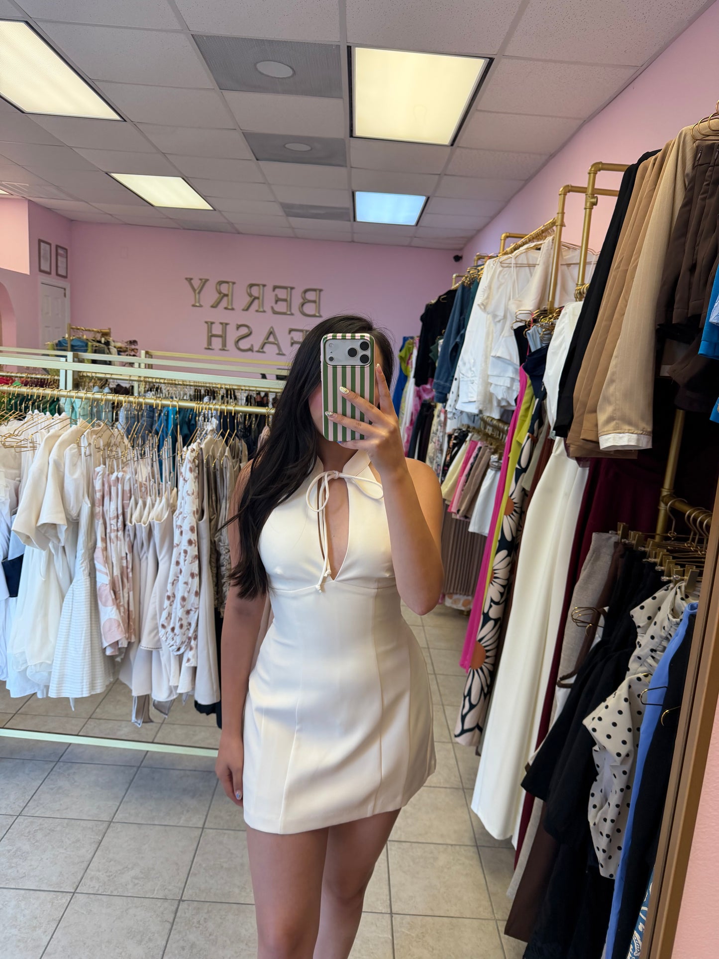 Alessia Cream Dress