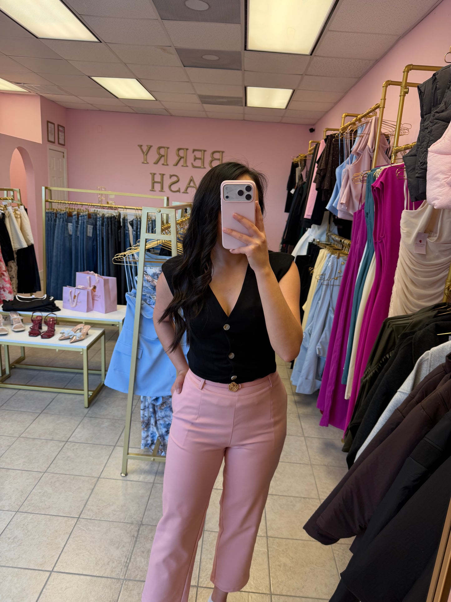 Rose Pink Pants