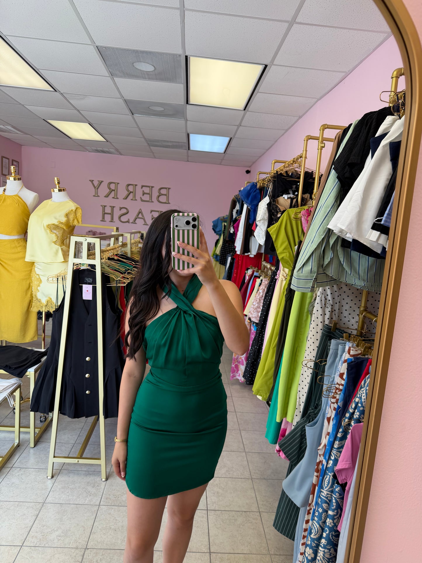 Norma Green Dress