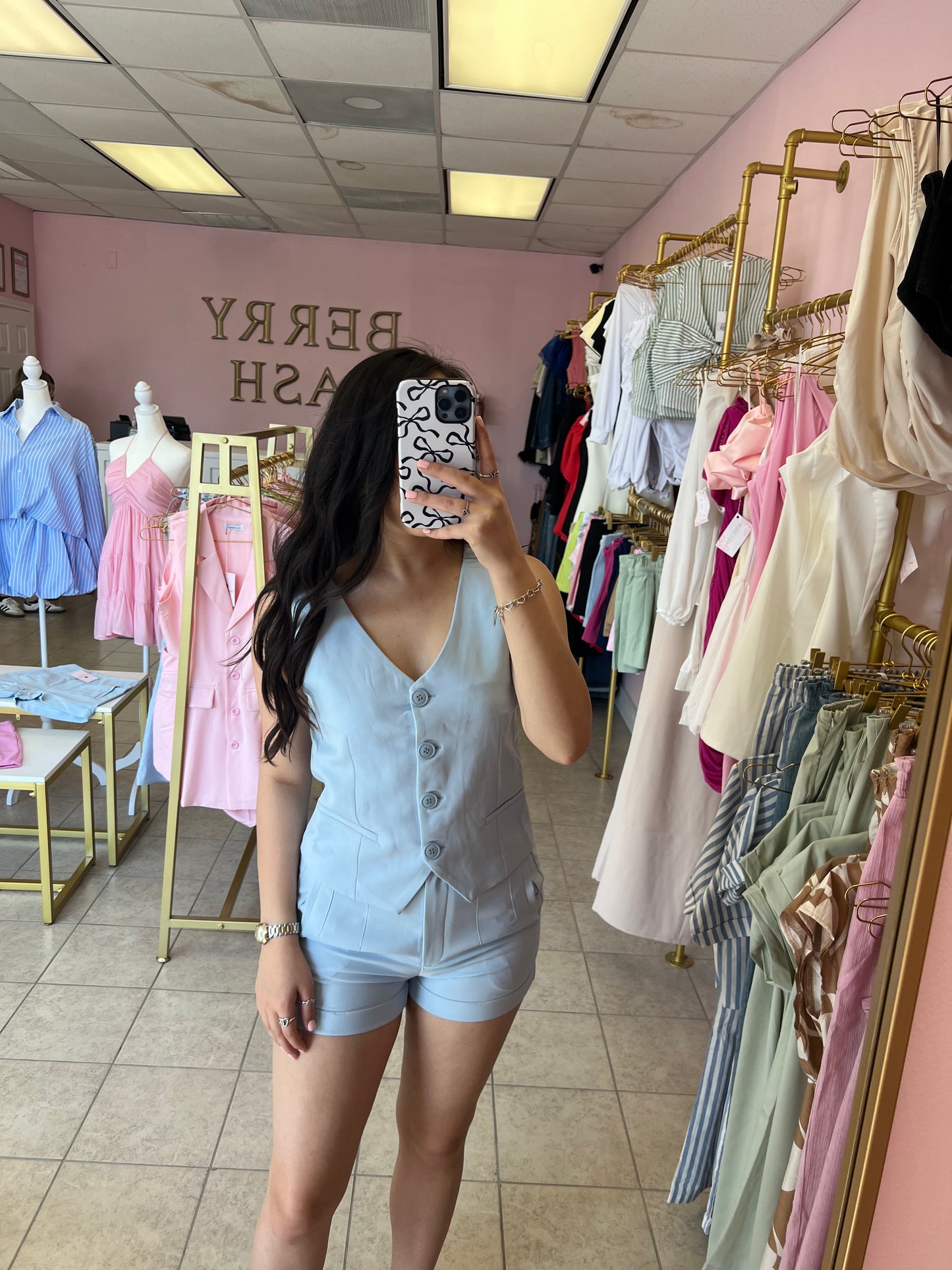Yesenia Blue Top